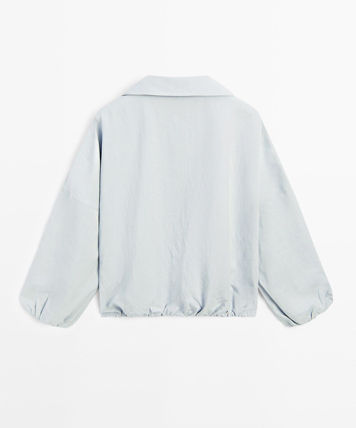 마시모두띠(MASSIMO DUTTI) 포켓 디테일 하이넥 봄버 자켓