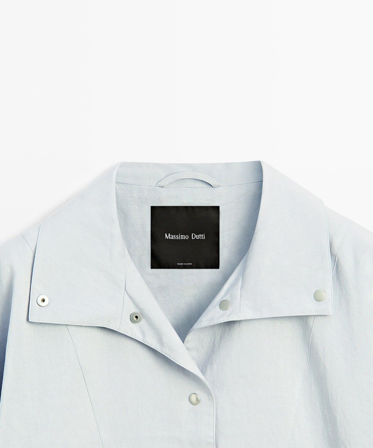 마시모두띠(MASSIMO DUTTI) 포켓 디테일 하이넥 봄버 자켓
