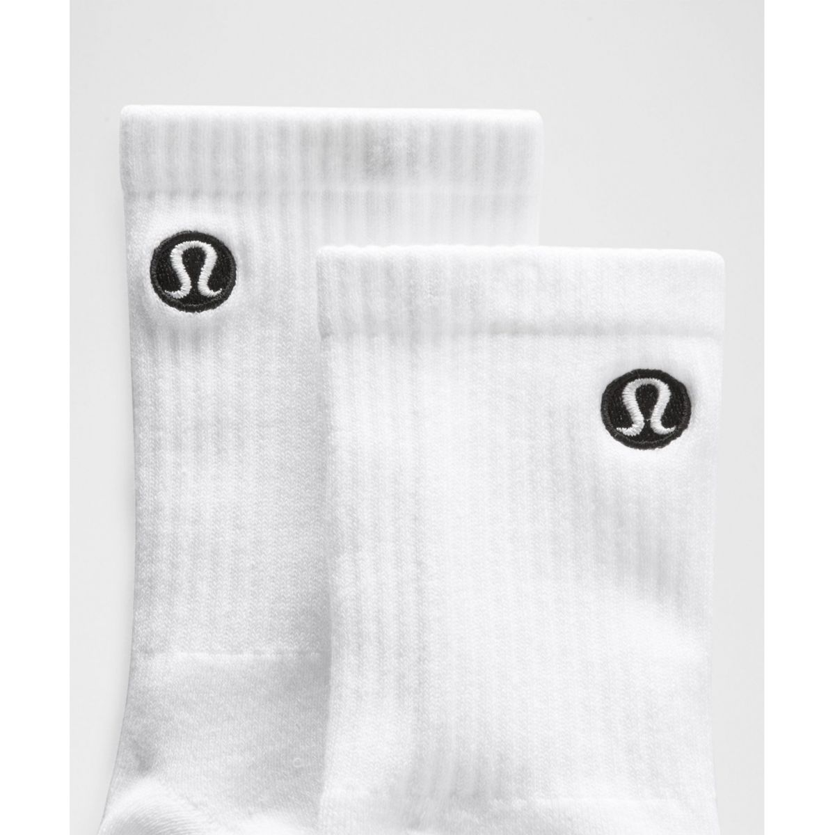 룰루레몬(LULULEMON) 유니섹스 데일리 에센셜 쿼터 삭스 *3팩  WHT