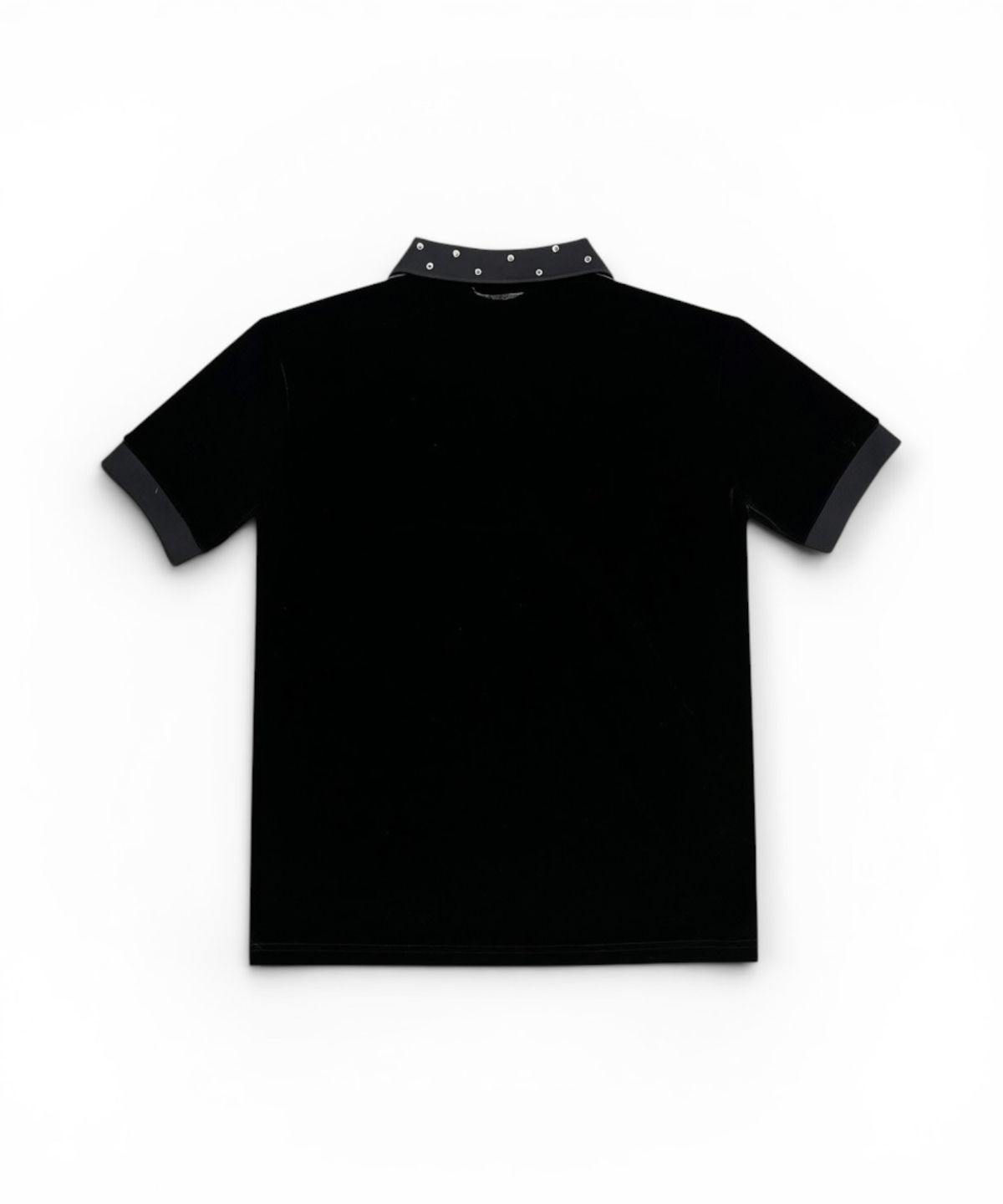 본슬리피(BORN SLIPPY) Crystal Stud Edge Polo (Black)