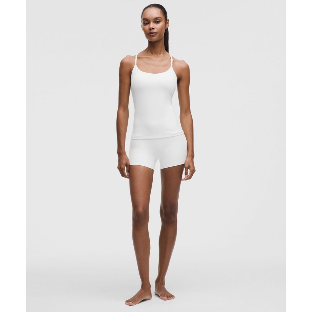 룰루레몬(LULULEMON) 플로우 Y 탱크탑 *라이트 서포트, B C컵  WHT