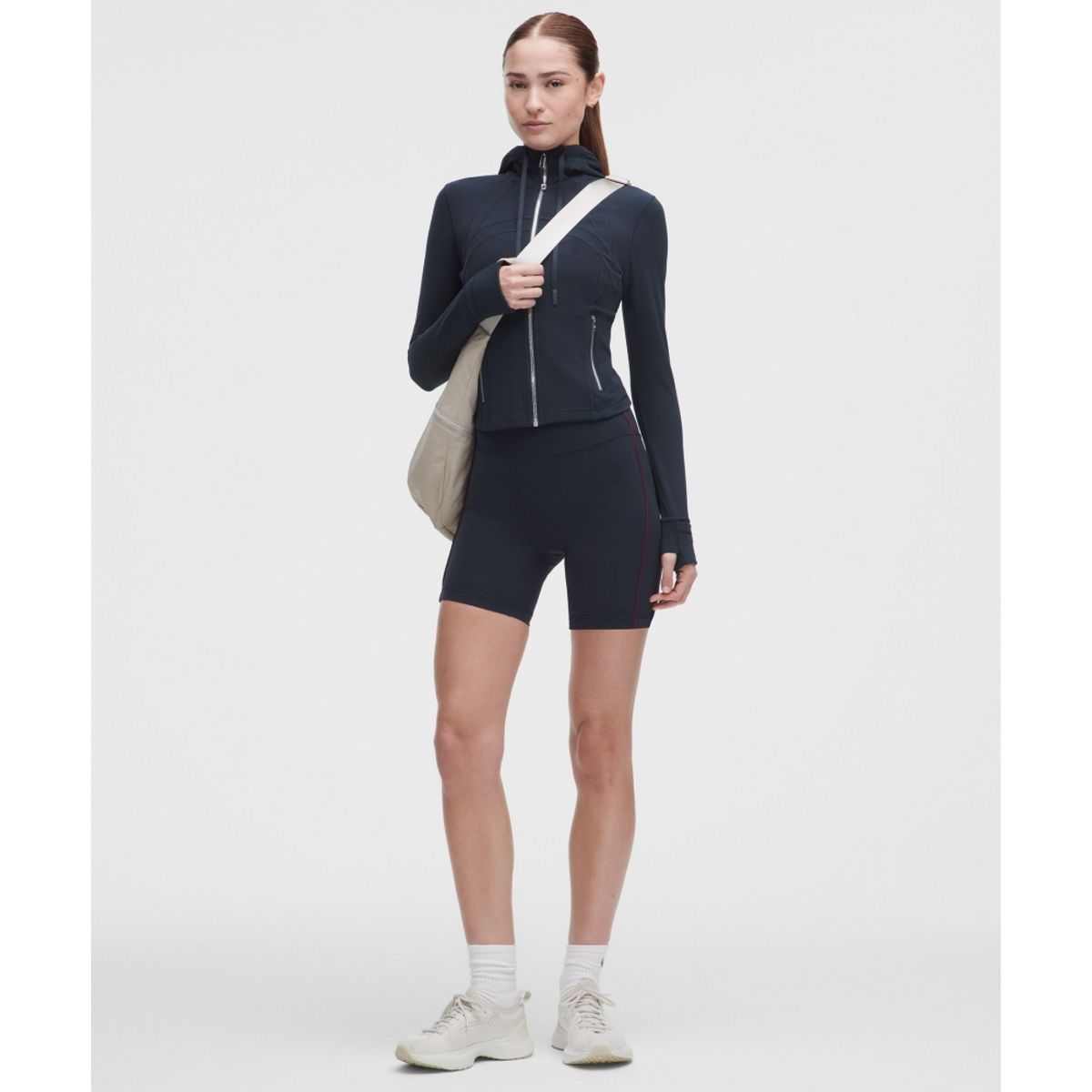 룰루레몬(LULULEMON) 디파인 크롭 후드 재킷 *Nulu  TRNV MRRS MRRS