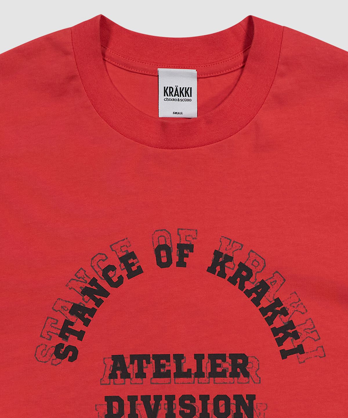 크래키(KRAKKI) [Unisex] Arch Logo Tee_Red [KR265PUT442]