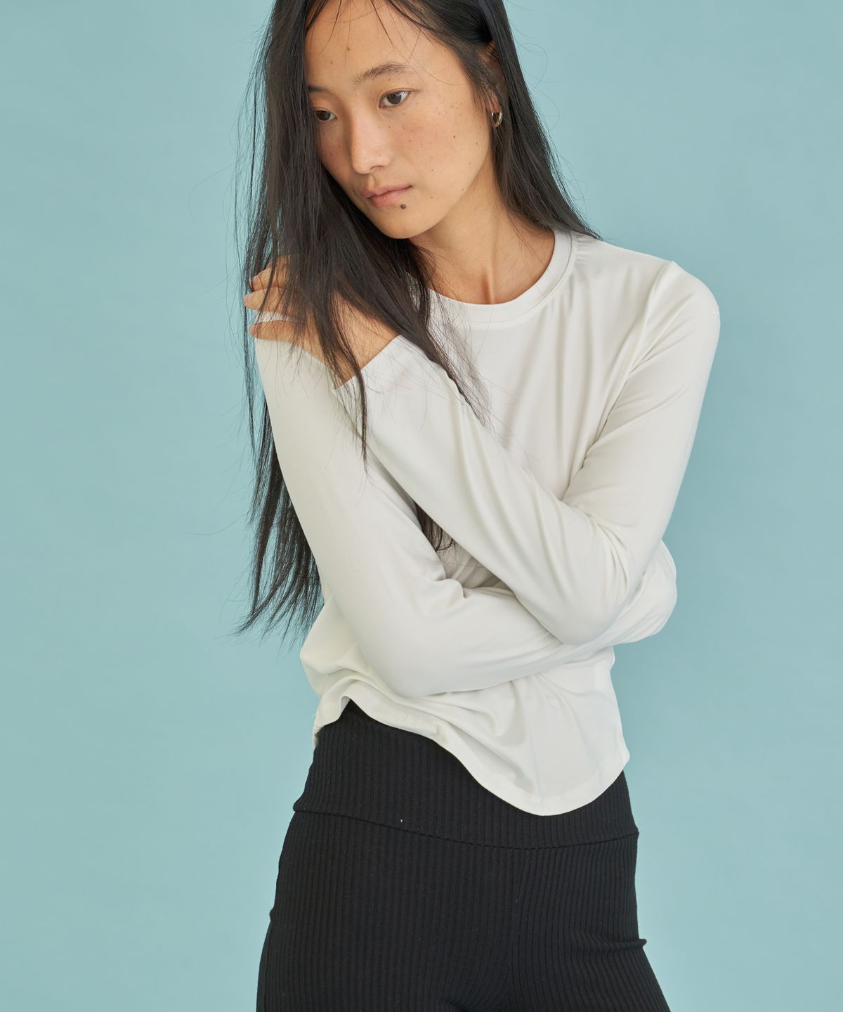 탈리타(TALITHA) 슬림탑 / 화이트