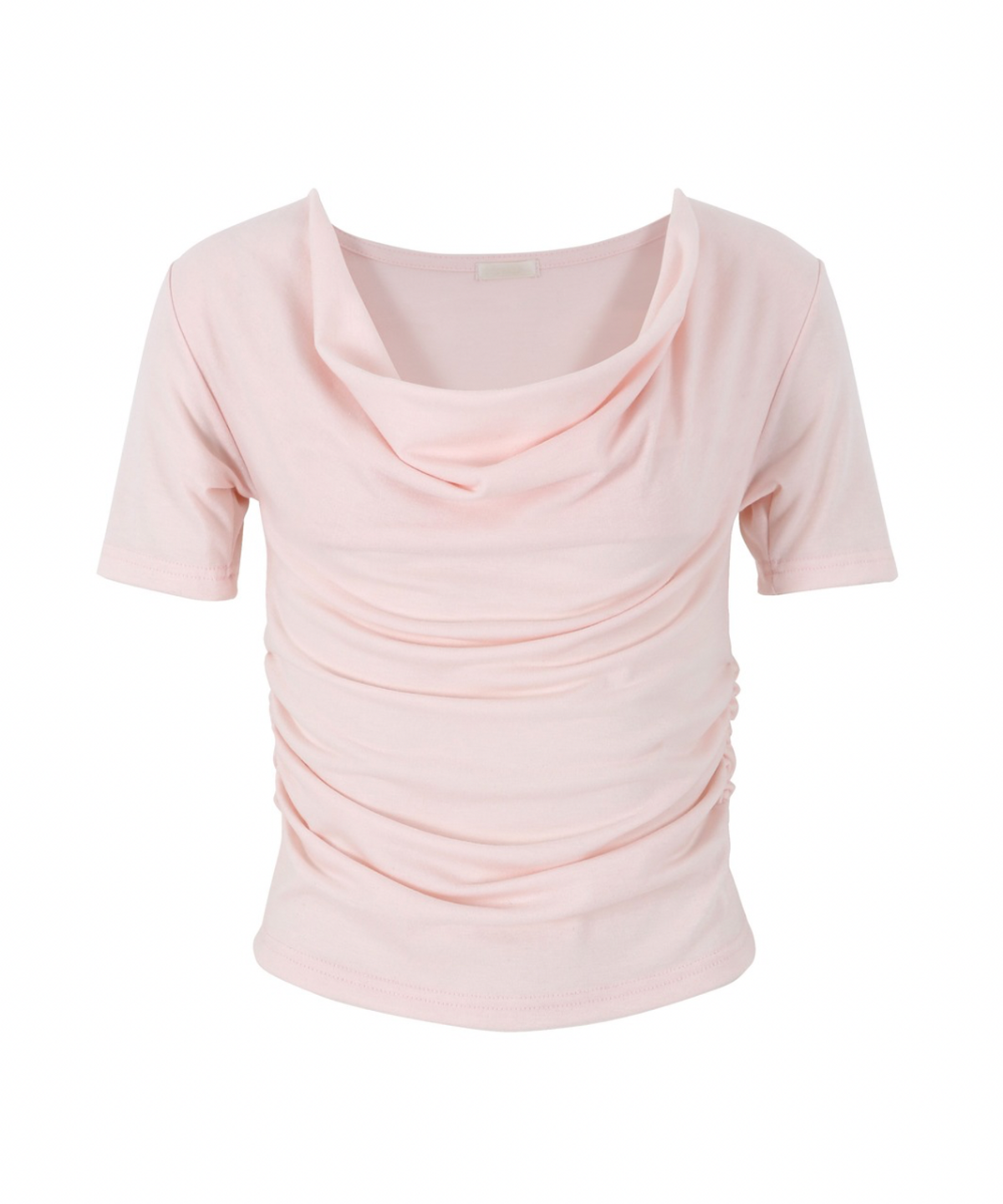 아이씨에(ISEEAE) 3-Way Cowl Neck Top (White, Pink, Black) 카울넥, 언발, 오프숄더 3-WAY 반팔 블라우스