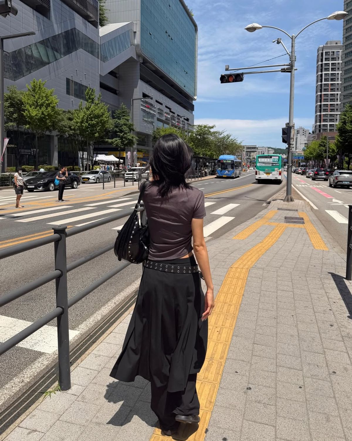 요키토키(YOKI TOKI) SIDE SHIRRING DRAPE TOP [Charcoal]