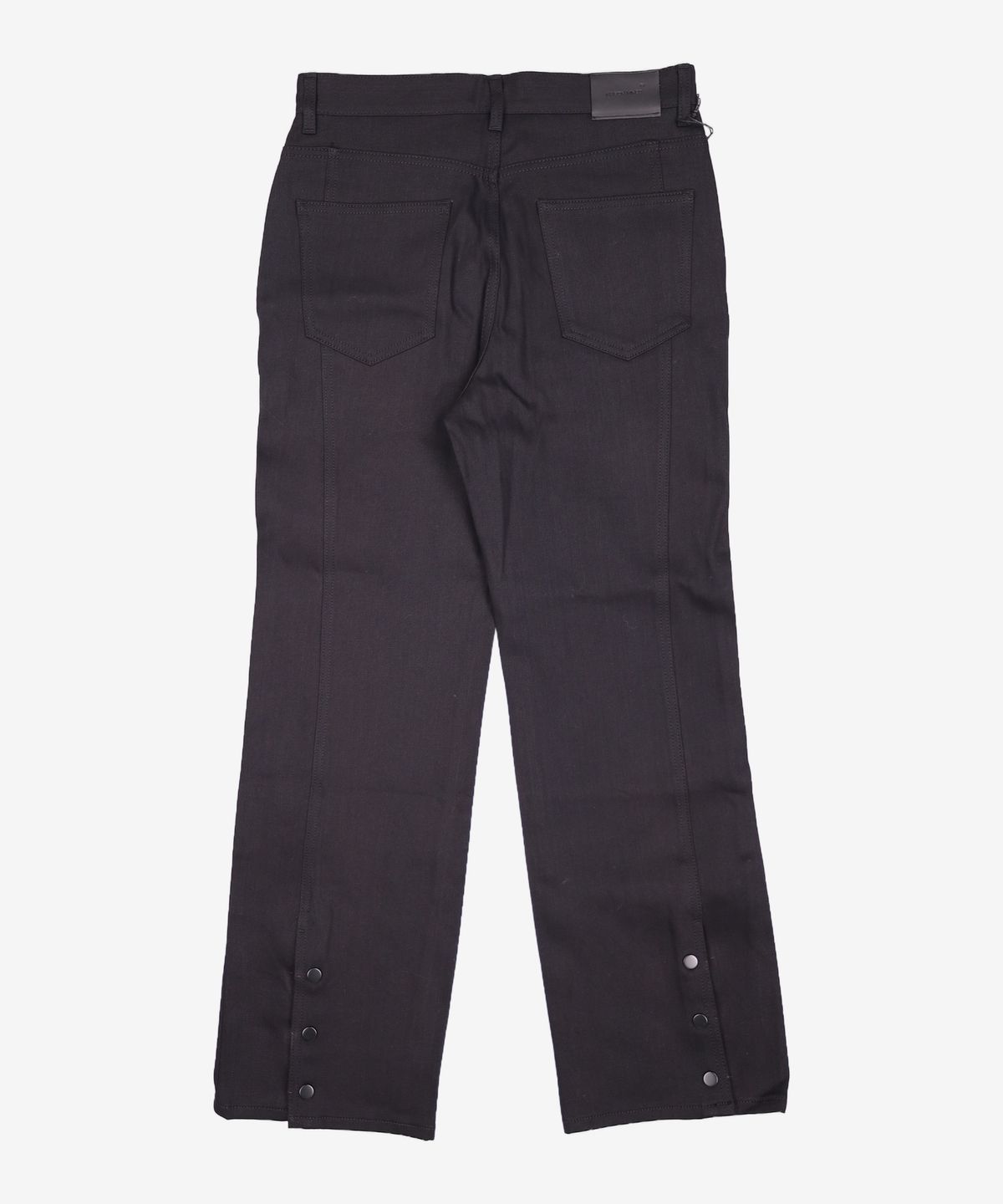 메종미네드(MAISON MINED) SNAP BACK SLIT WIDE JEAN BLACK 48