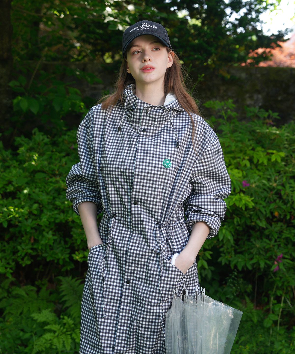 몽버디 골프(MONBIRDIE GOLF) 바네사 클래식 레인코트 BLACK