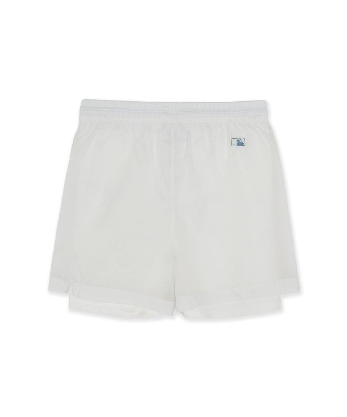 엠엘비(MLB) 여성 스포티브 립스탑 초경량 시스루 3부 반바지 NY (White)
