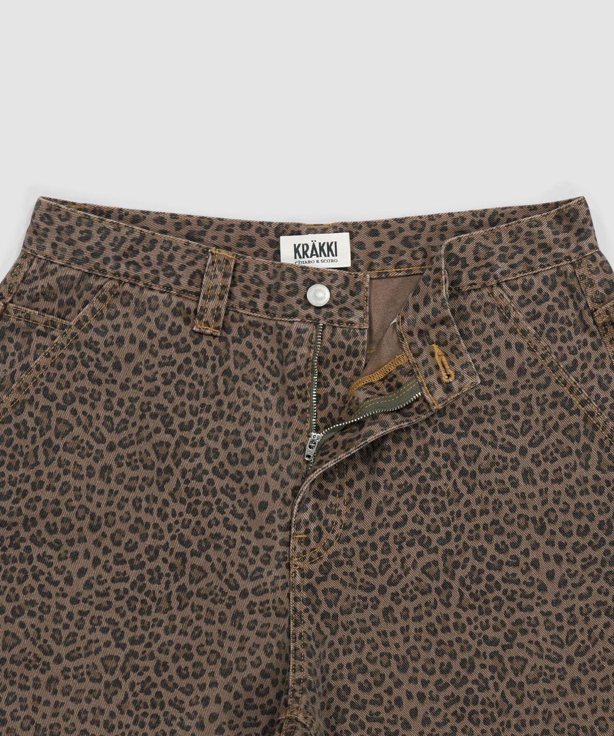 크래키(KRAKKI) [Women] Leopard Shorts_Beige [KR265PWP462]