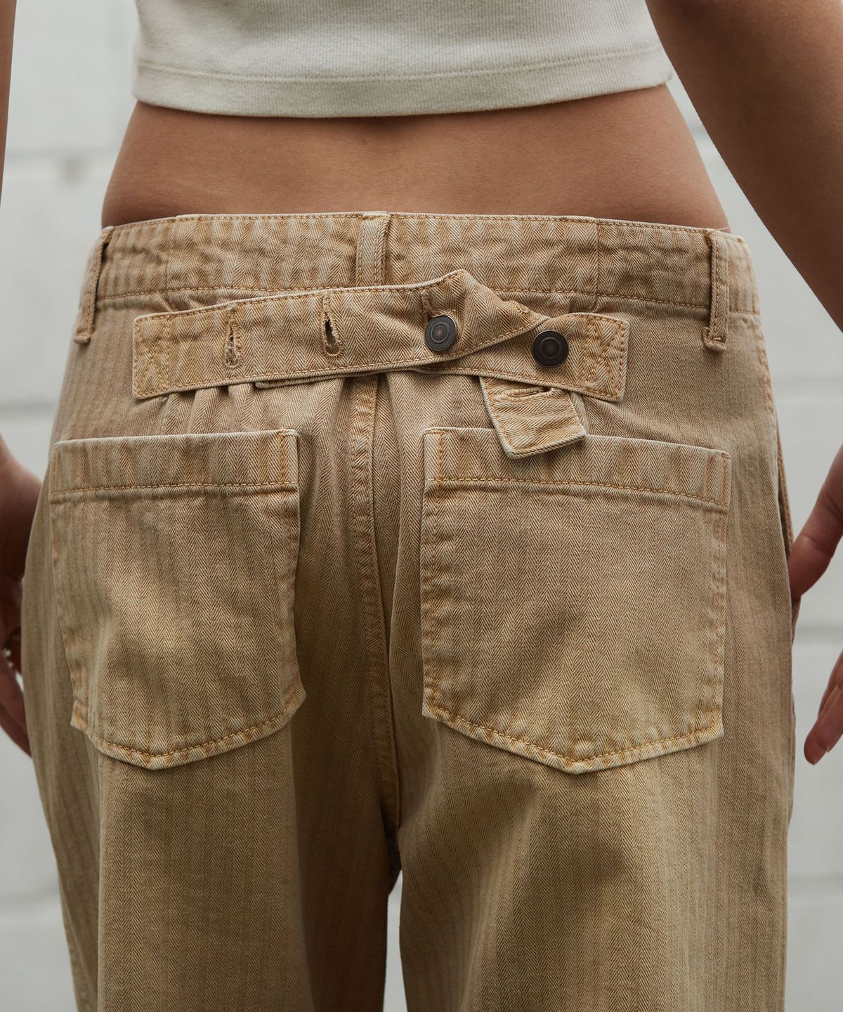 크래키(KRAKKI) [Women] Fatigue Pants_Beige [KR265PWP451]