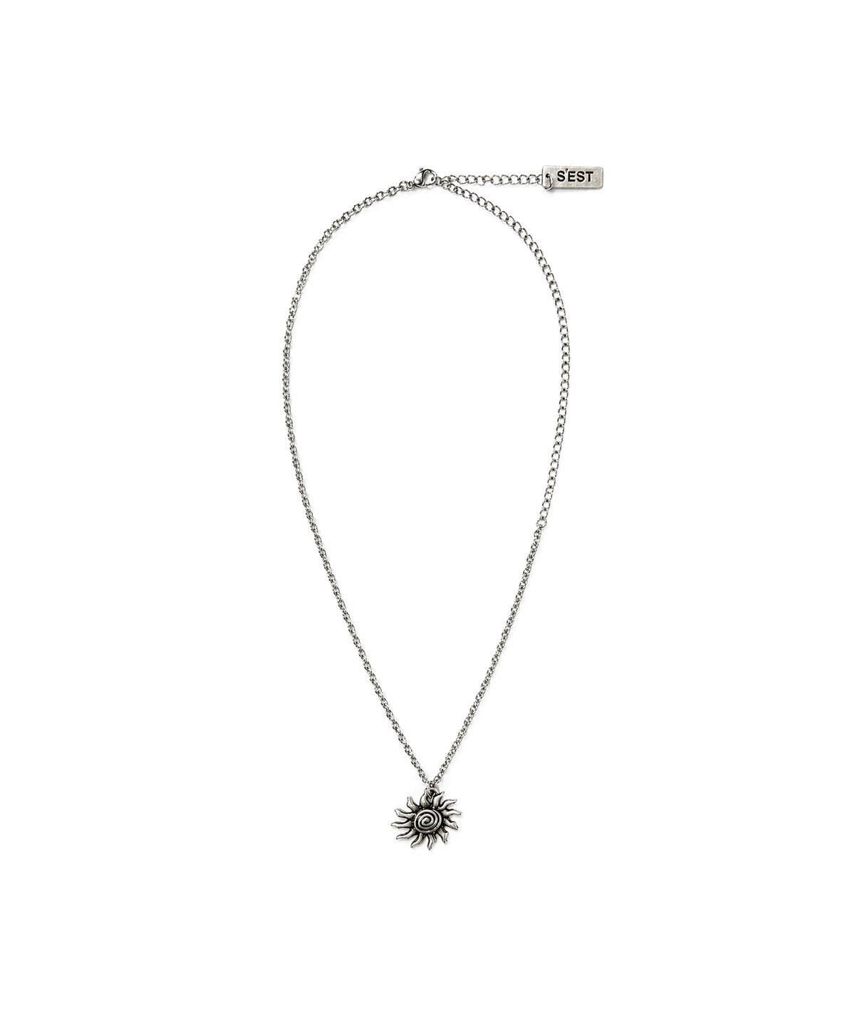 에스이에스티(S'EST) Solaris Chain Necklace Silver