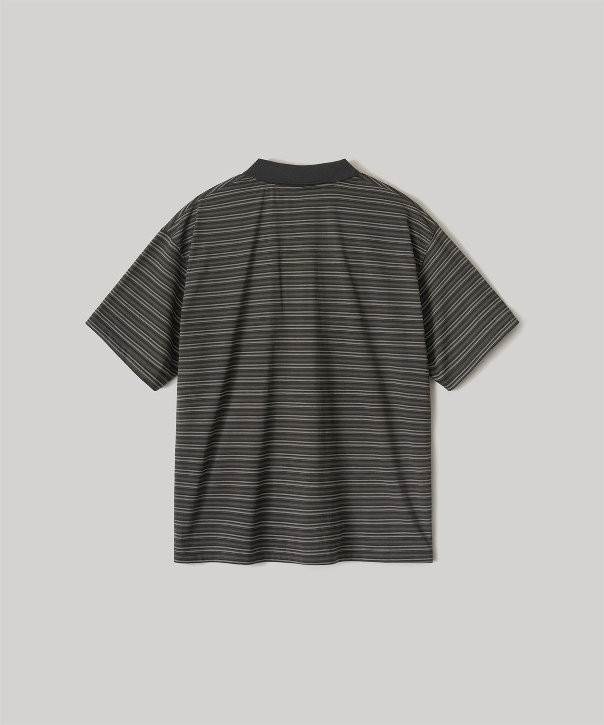 어나더 오피스(ANOTHER OFFICE) Brief Stripe Short Sleeve T (Black)