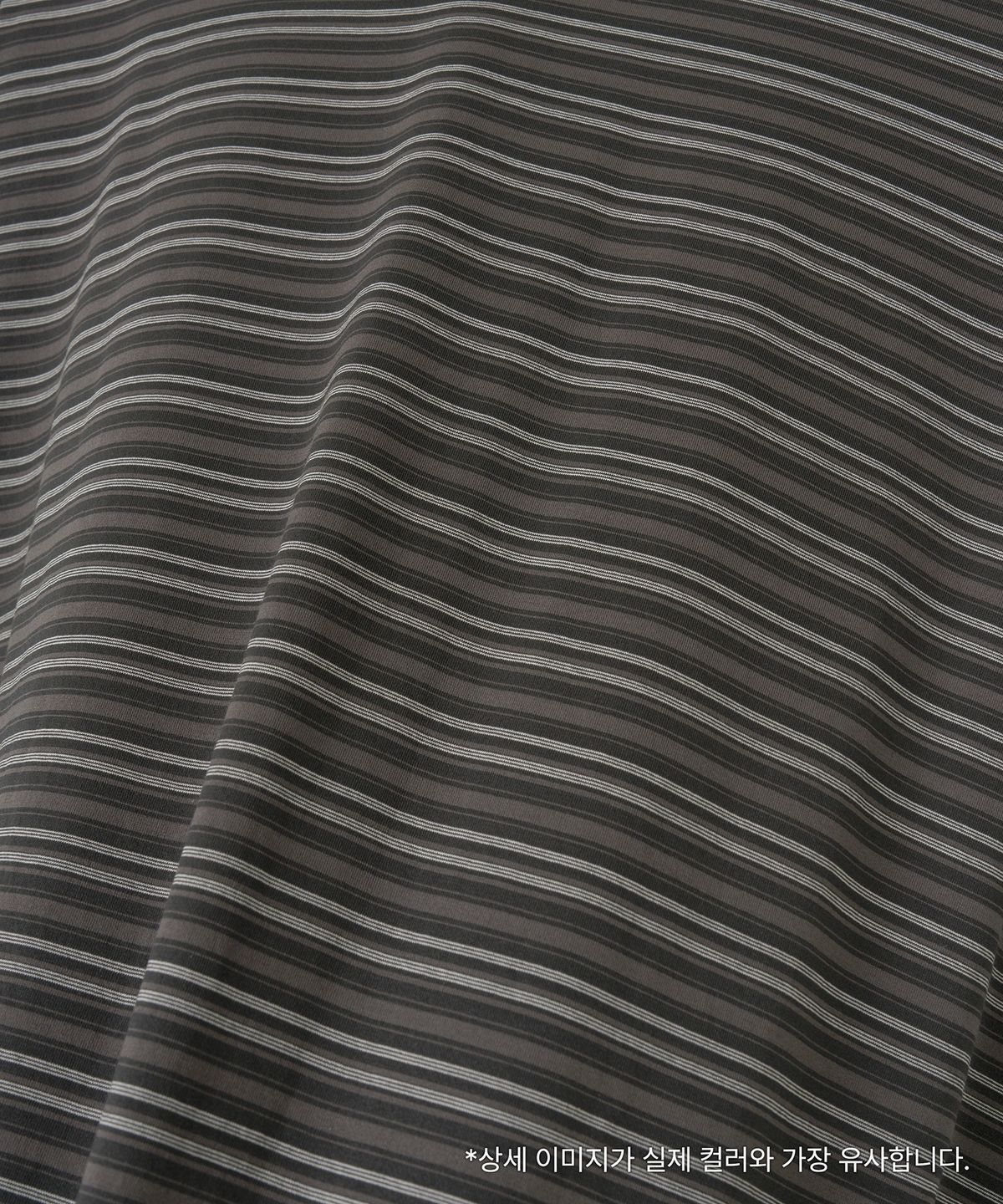 어나더 오피스(ANOTHER OFFICE) Brief Stripe Short Sleeve T (Black)