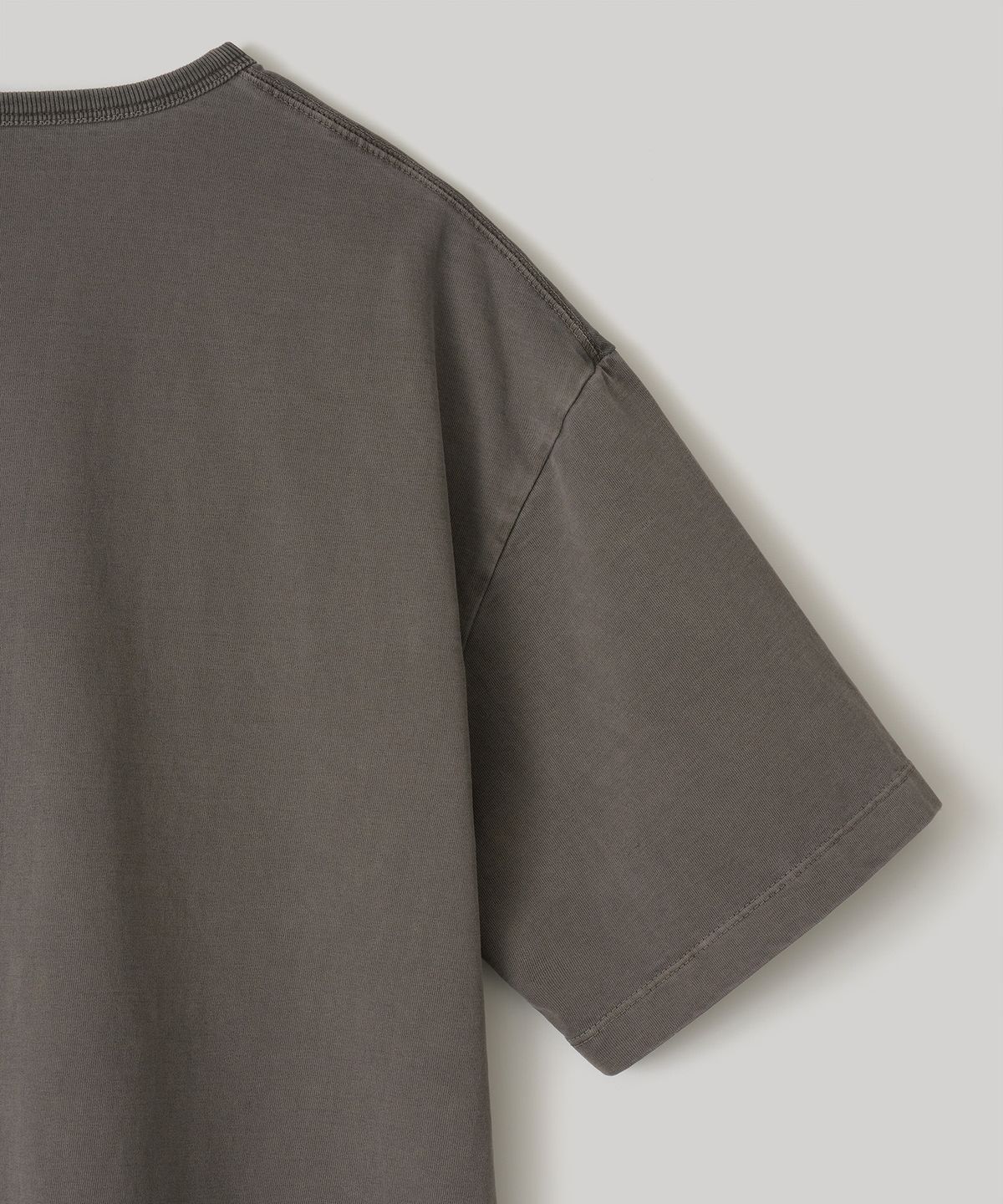 어나더 오피스(ANOTHER OFFICE) French Henry Neck Garment Tee (Plum)