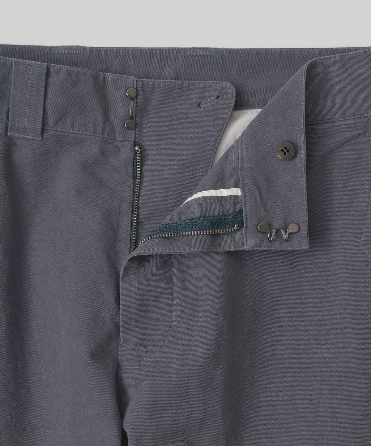 어나더 오피스(ANOTHER OFFICE) [AW] French Officer Pants (Faded Navy)