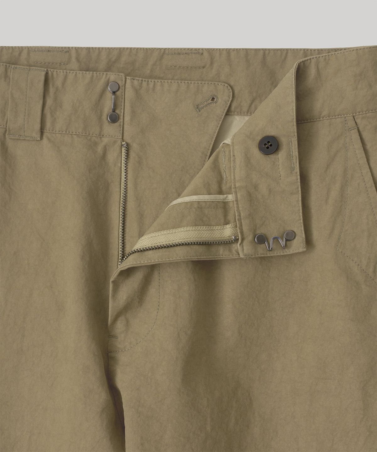 어나더 오피스(ANOTHER OFFICE) French Officer Pants (Deep Khaki)