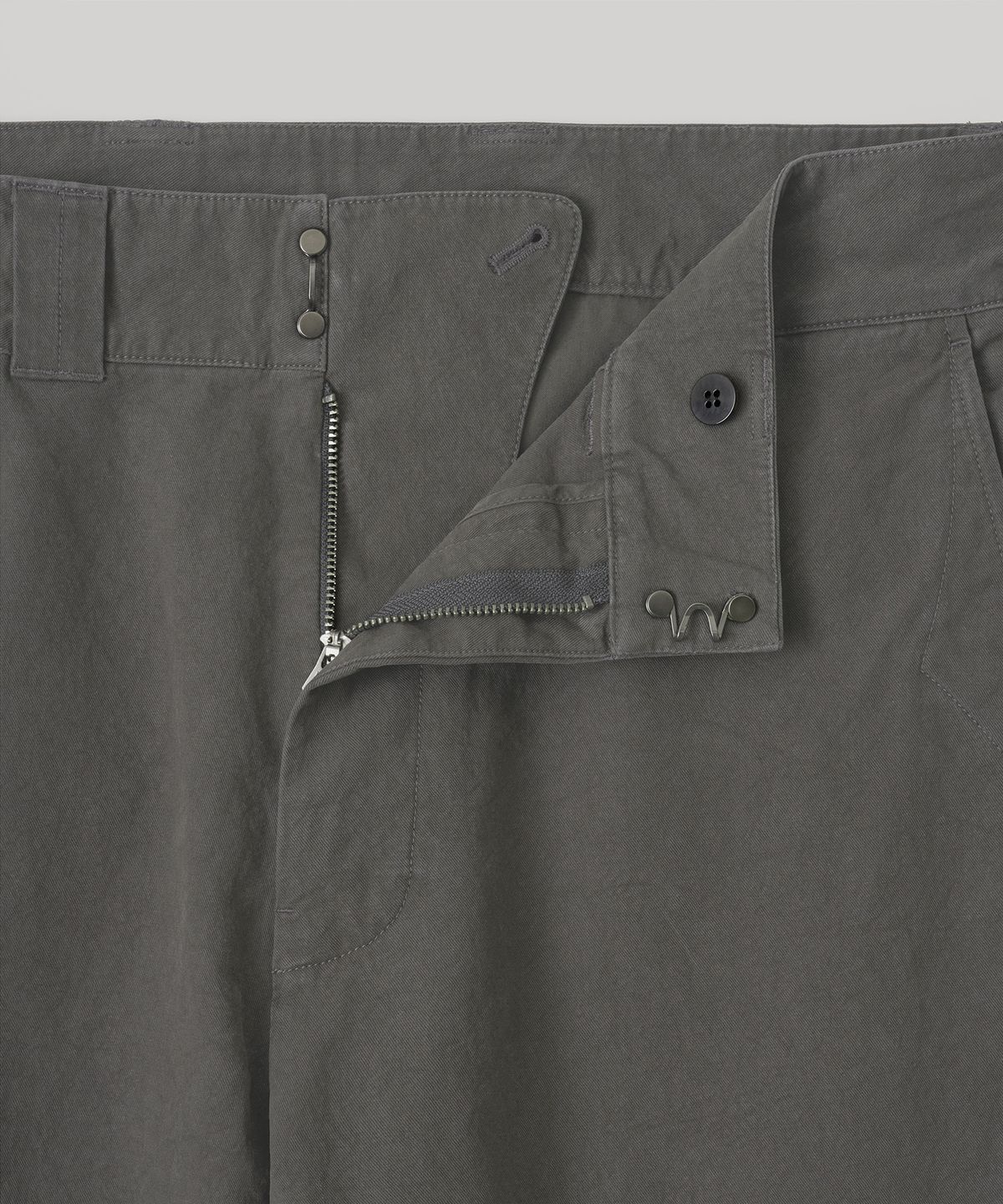 어나더 오피스(ANOTHER OFFICE) French Officer Pants (Charcoal)
