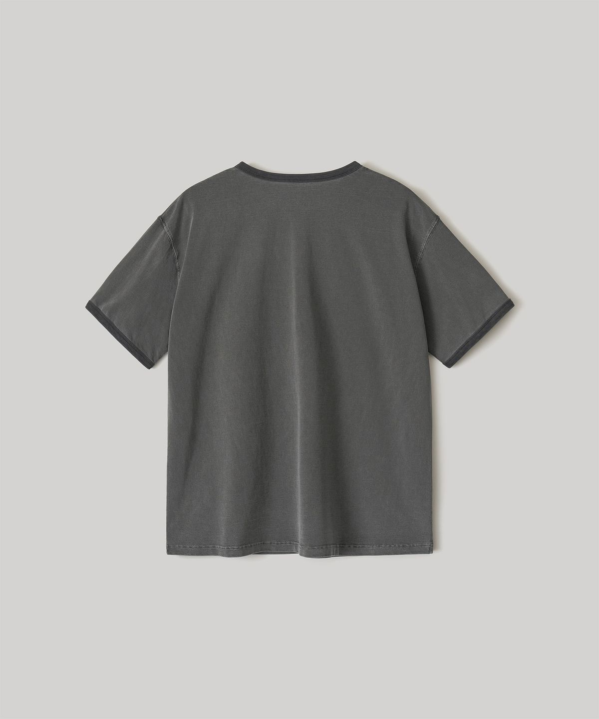 어나더 오피스(ANOTHER OFFICE) Homeboy Garment Ringer Tee (Charcoal)