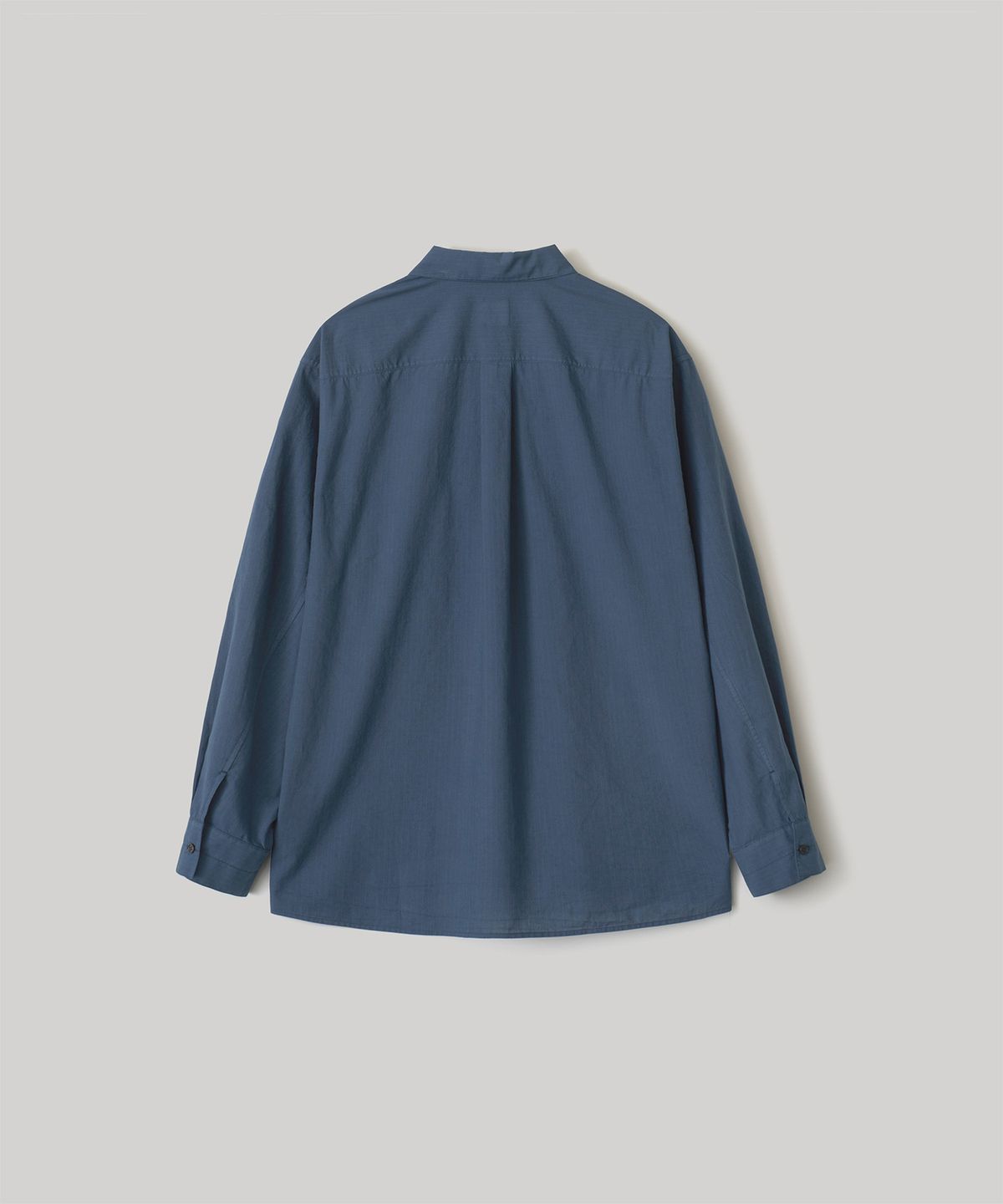 어나더 오피스(ANOTHER OFFICE) Overdyed Pajama Shirt (French Blue)