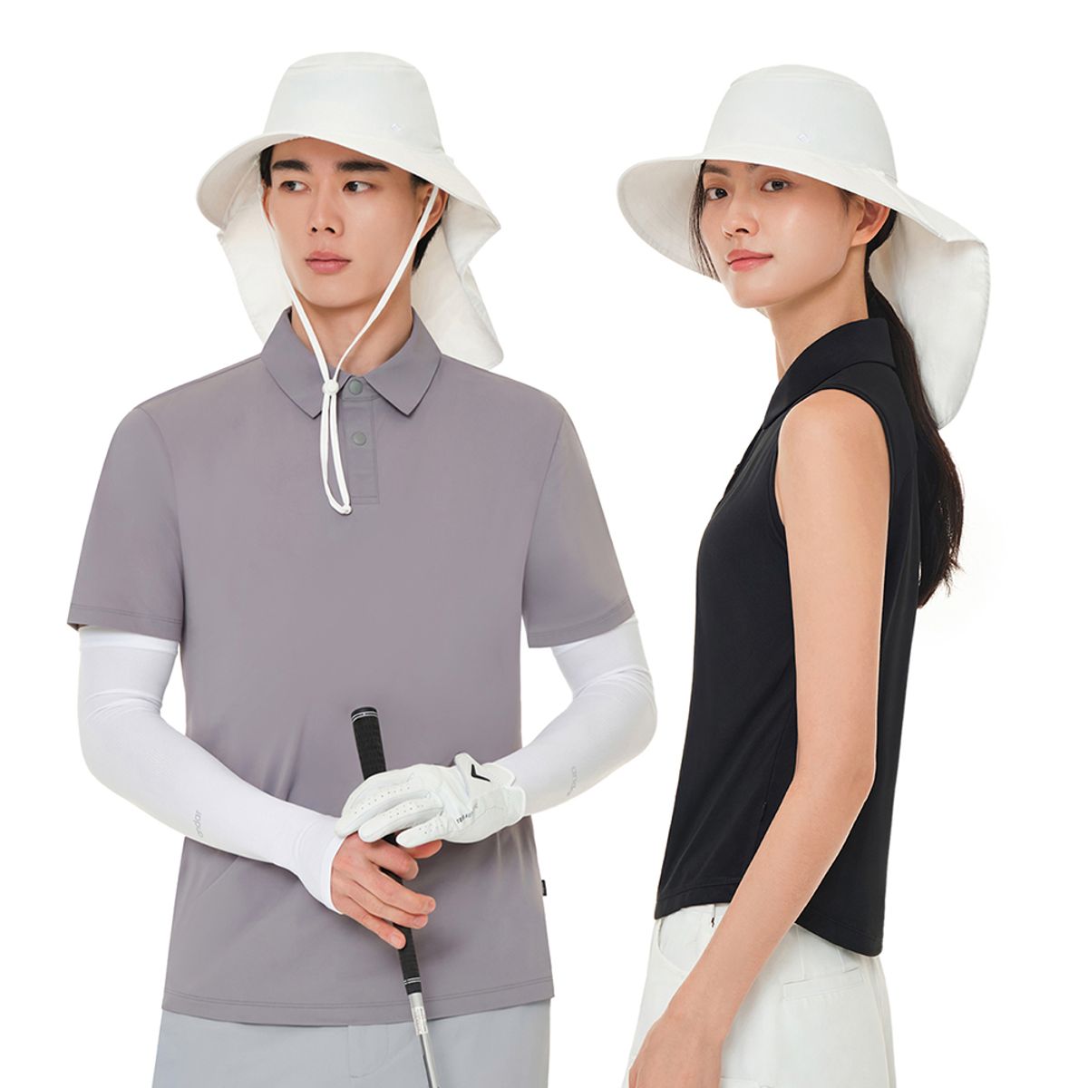 안다르(ANDAR) 썬가드 와이드 버킷햇