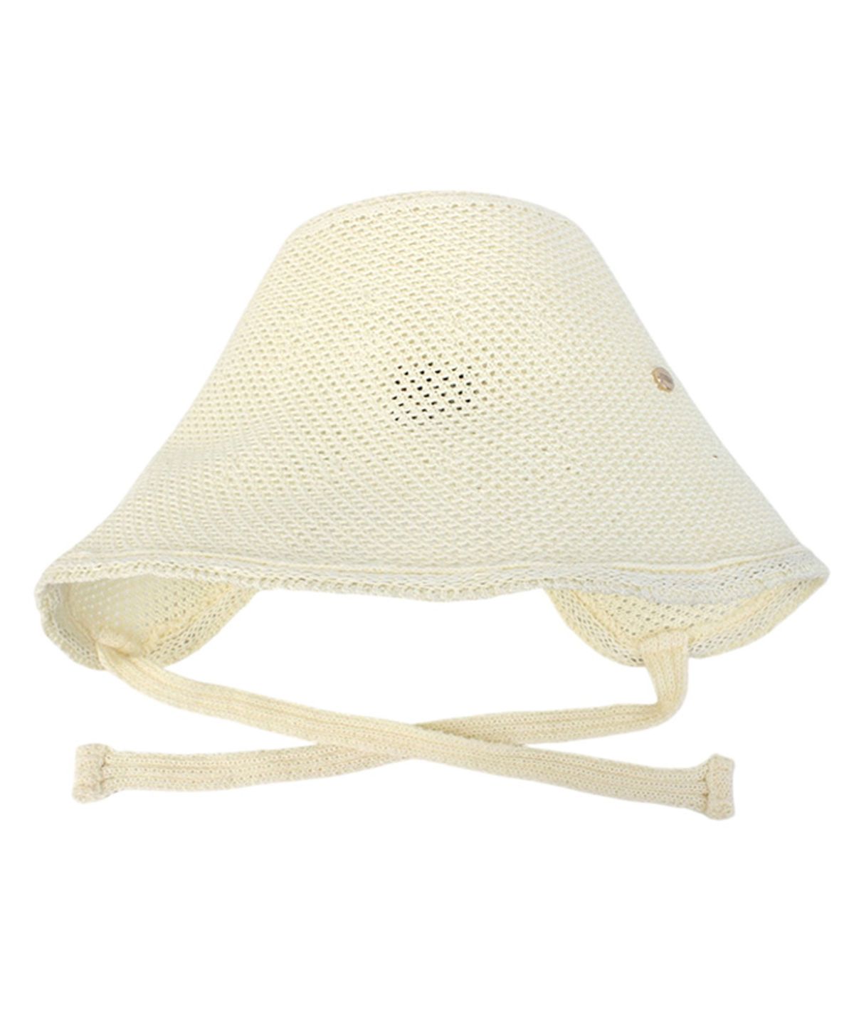 유니버셜 케미스트리(UNIVERSAL CHEMISTRY) Summer Logo Ivory Bonnet Hat 보닛햇