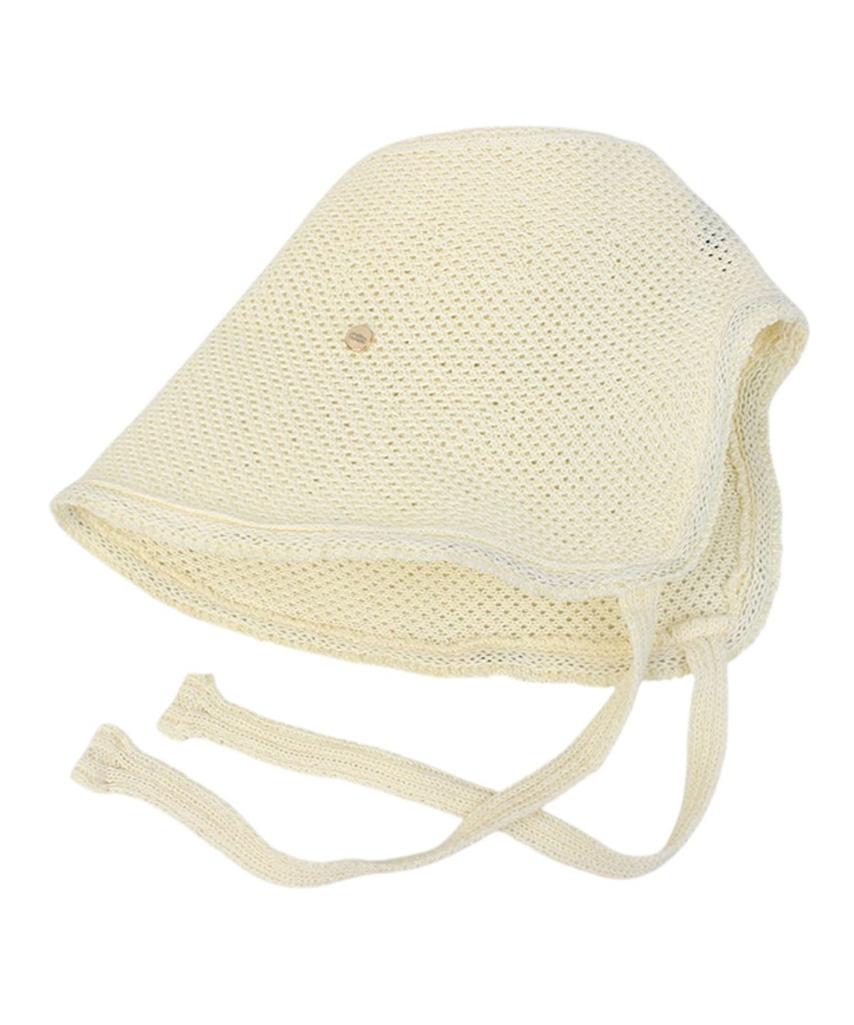유니버셜 케미스트리(UNIVERSAL CHEMISTRY) Summer Logo Ivory Bonnet Hat 보닛햇
