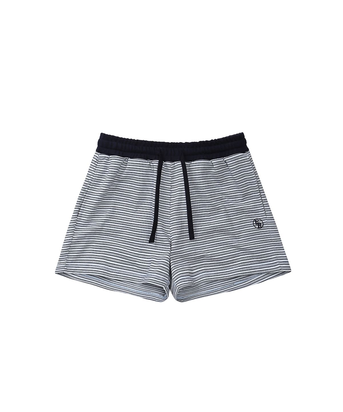 이이이알알알(EEERRR) Not everyone stripe set-up short pants (Skyblue)