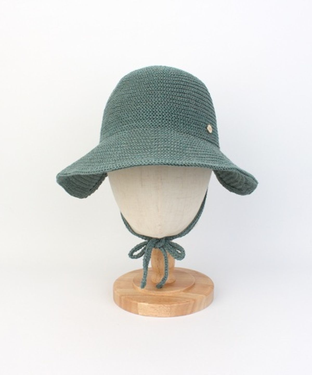 유니버셜 케미스트리(UNIVERSAL CHEMISTRY) Summer Green Logo Round Bonnet Hat 보닛햇