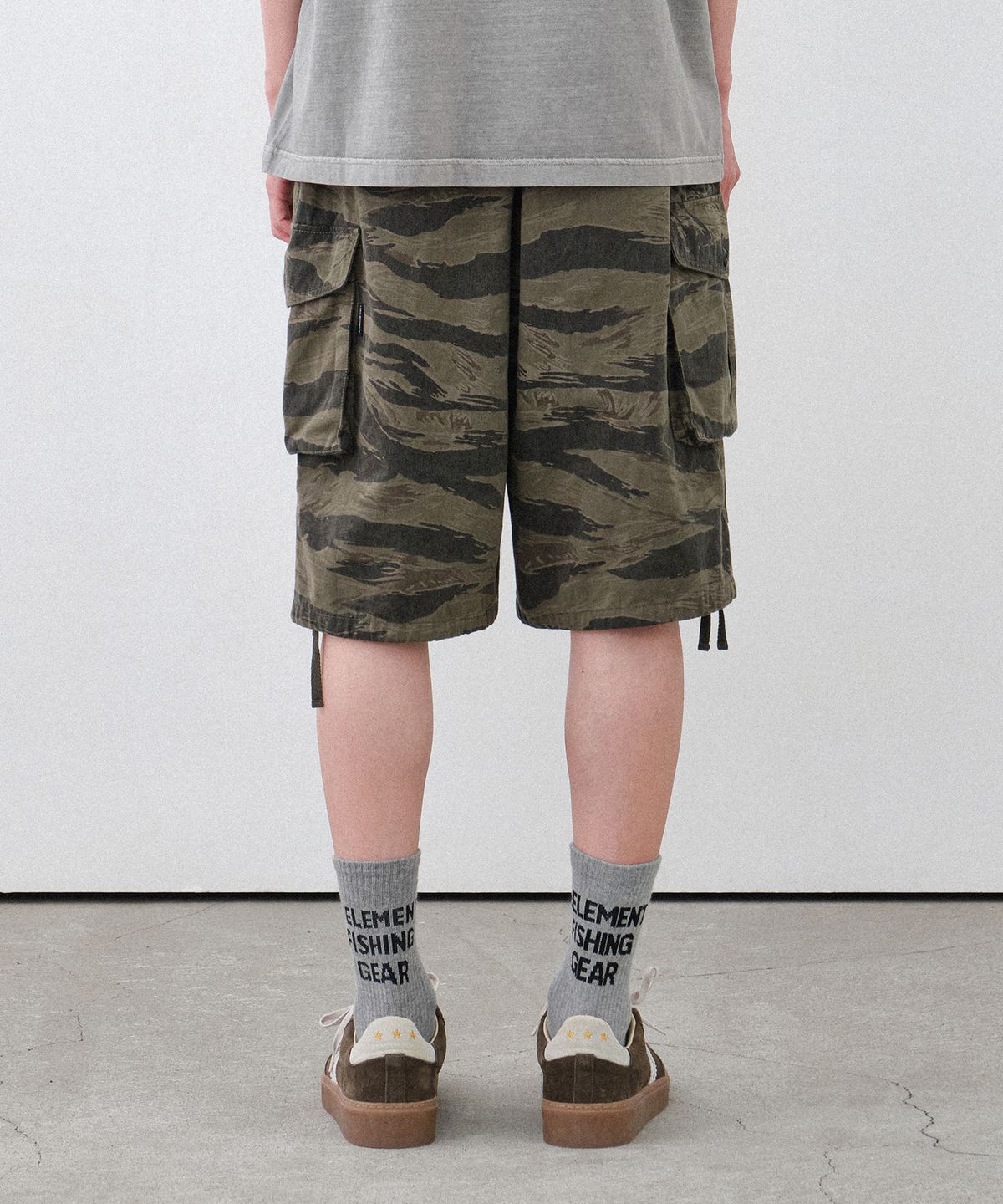 힐리먼트(HELEMENT) 프렌치 카모 숏팬츠 (CAMO)