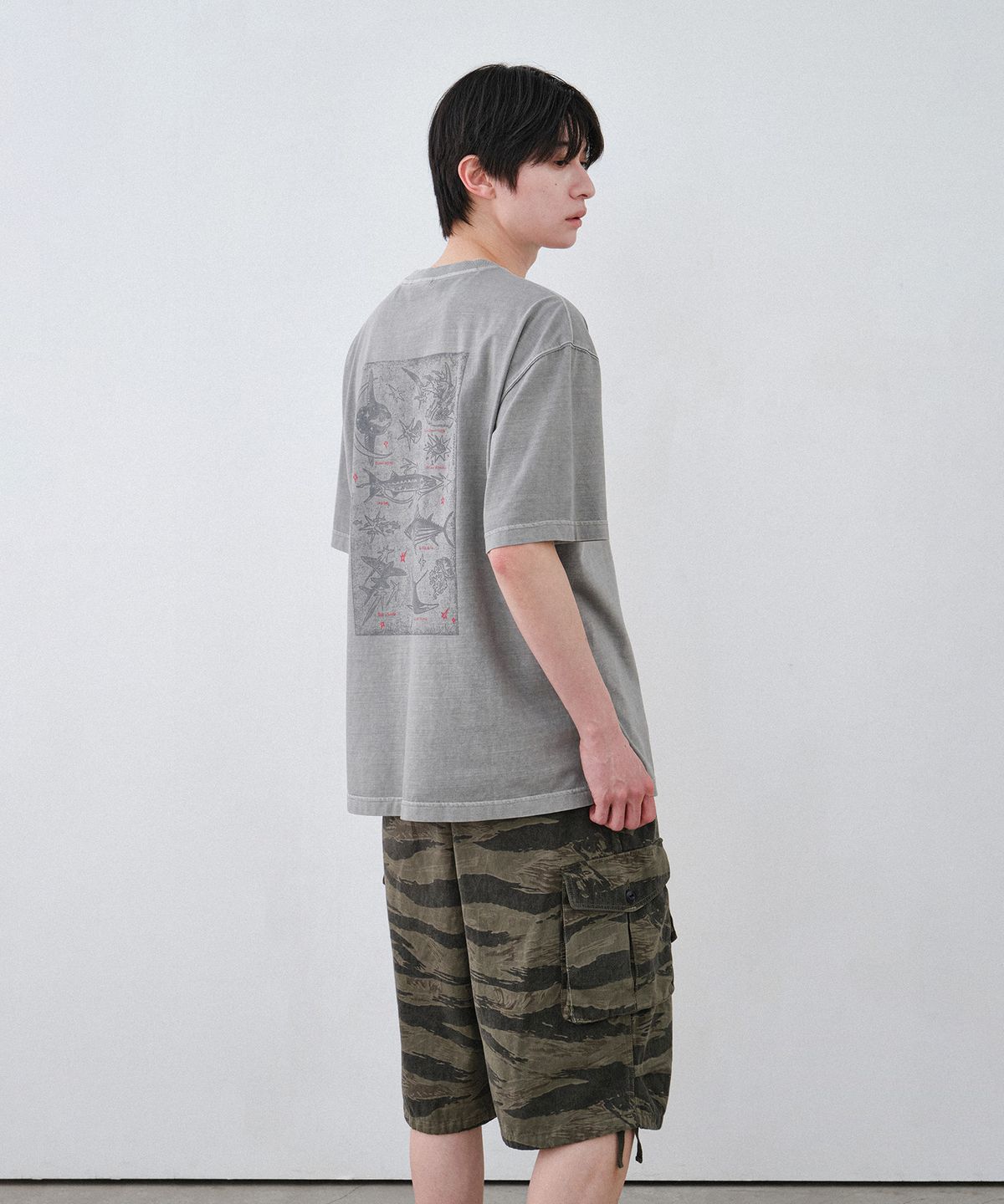 힐리먼트(HELEMENT) 프렌치 카모 숏팬츠 (CAMO)