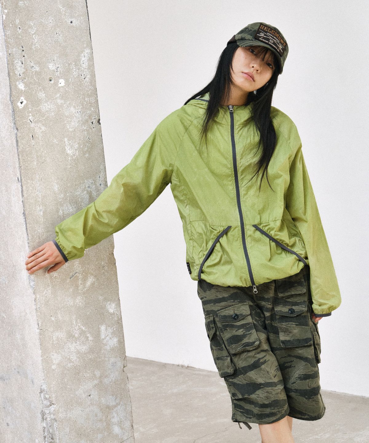 힐리먼트(HELEMENT) 프렌치 카모 숏팬츠 (CAMO)