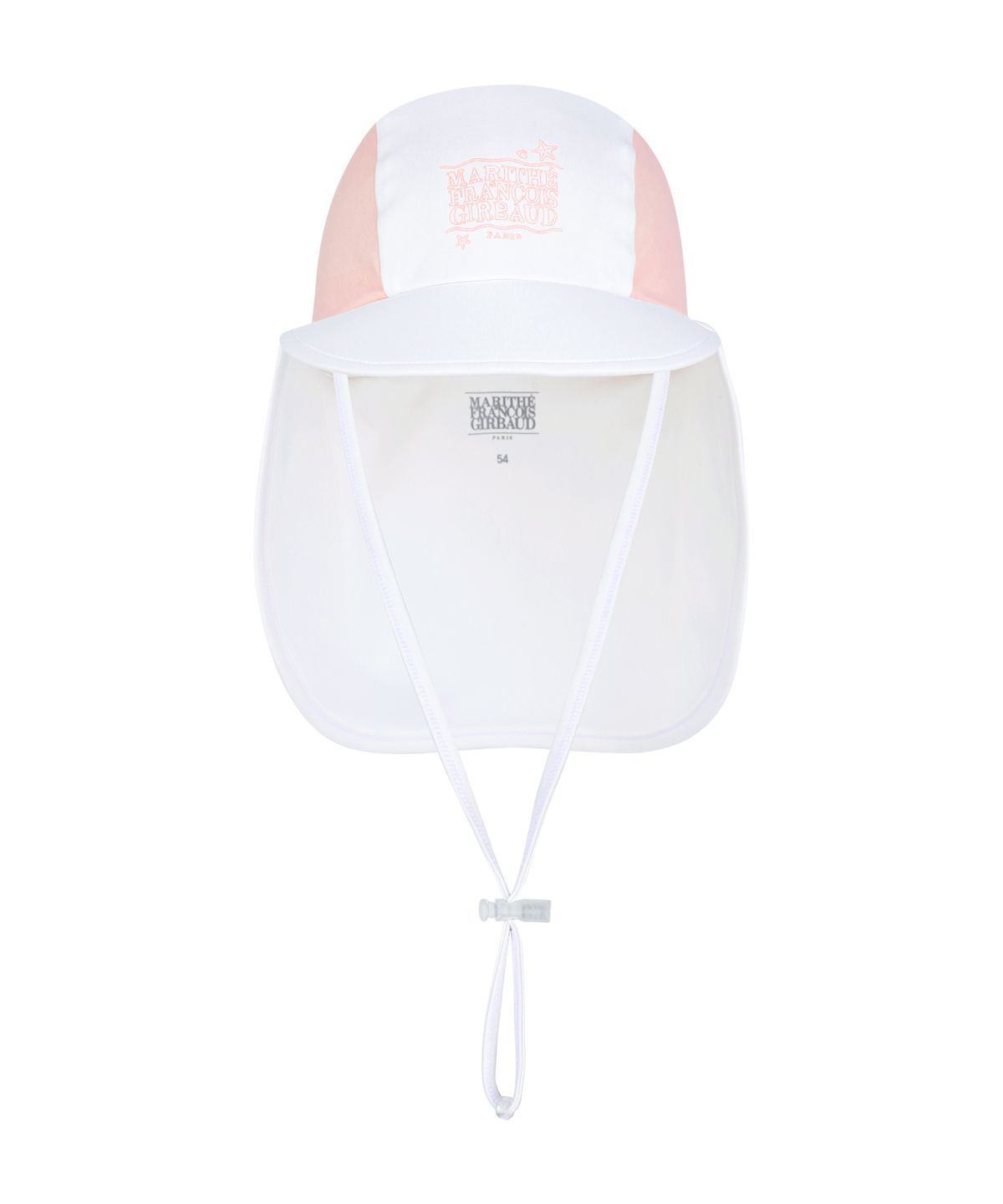 마리떼 키즈(MARITHÉ KIDS) KIDS SEASONAL CLASSIC LOGO RASHGUARD FLAP CAP ivory