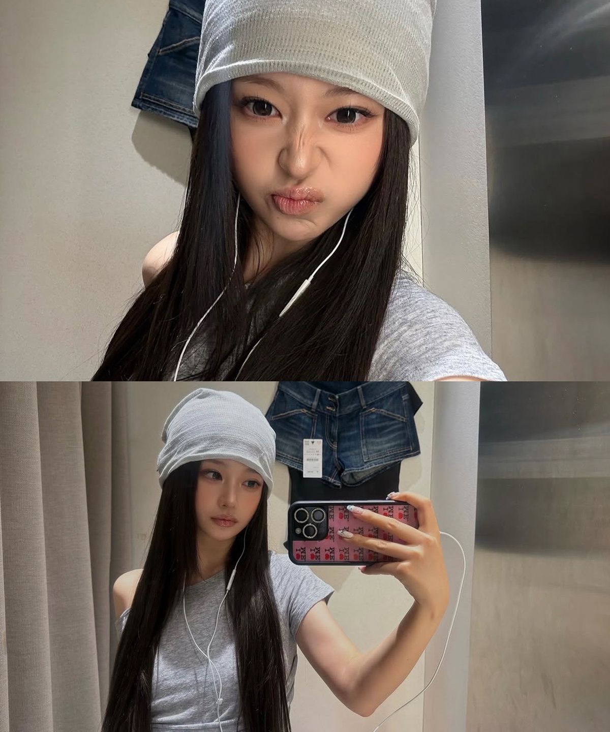 이네기(INEGI) Metal Sheer Beanie (sand beige)