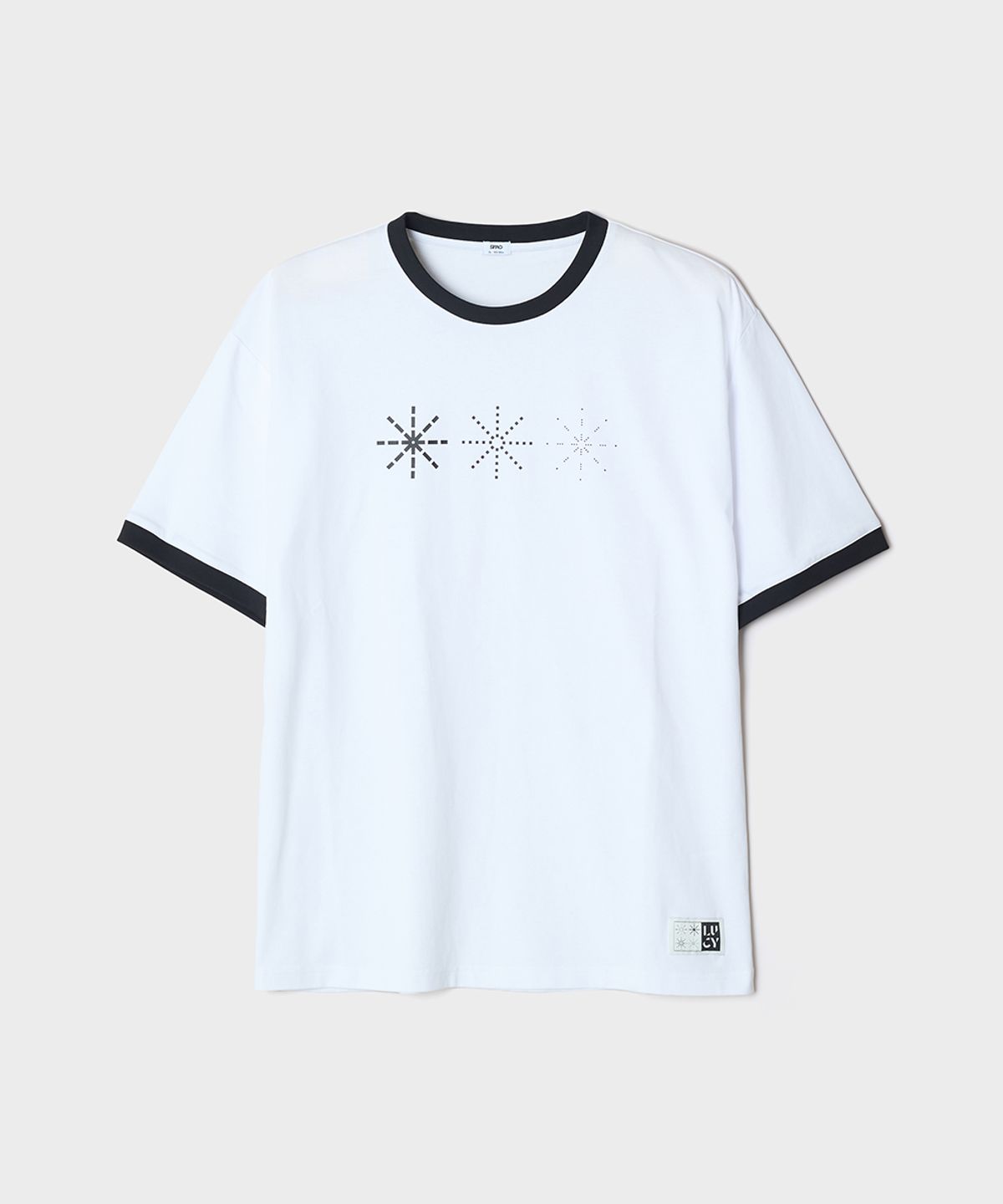 스파오(SPAO) [LUCY] 링거 티셔츠(WHITE)_SPRLG37U11