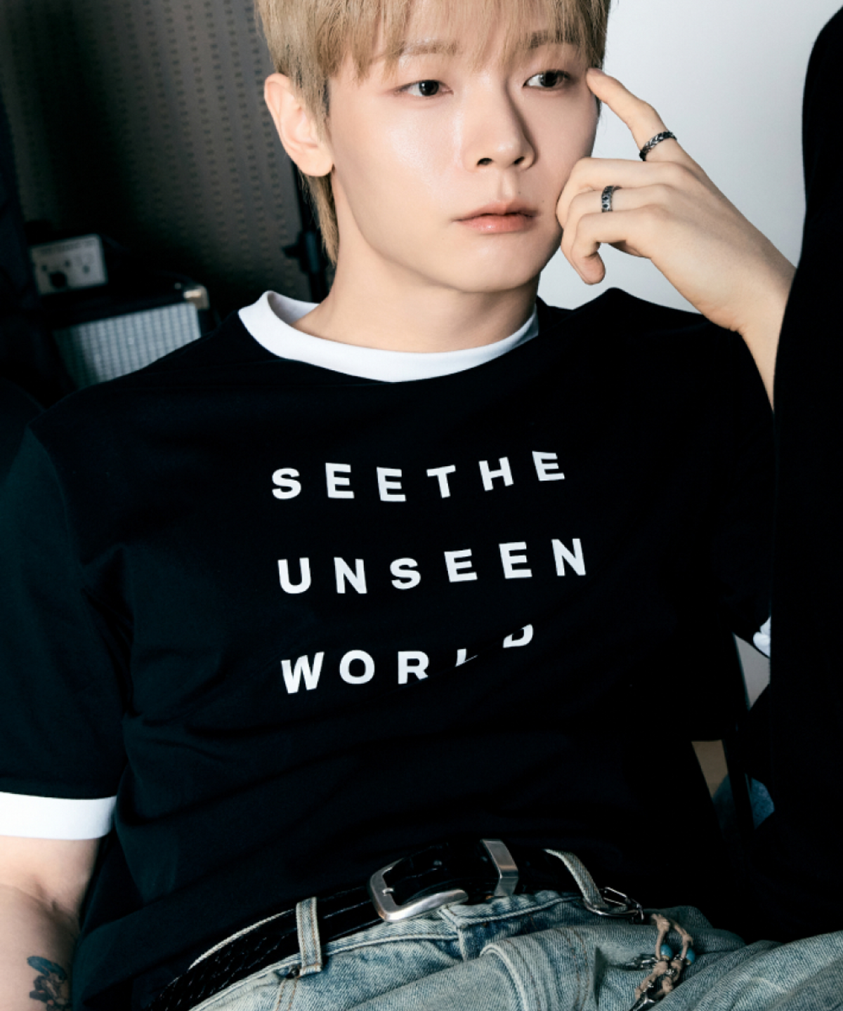 스파오(SPAO) [LUCY] 링거 티셔츠(BLACK)_SPRLG37U11