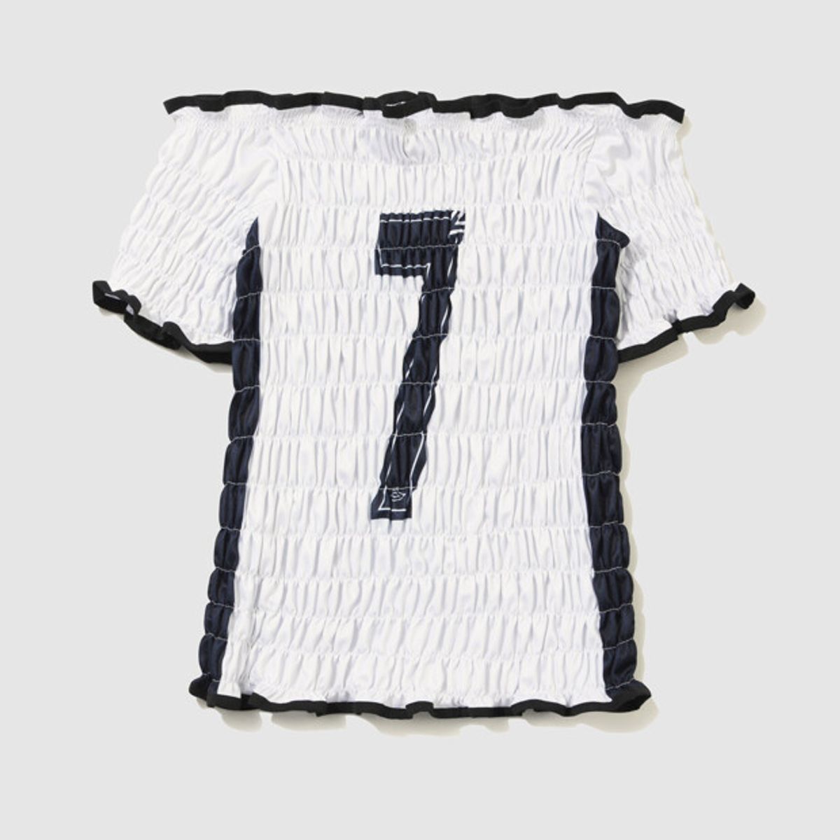 엄브로(UMBRO) HBL 우먼스 블록코어 반팔 스모킹 탑 화이트 UR222CRJ56