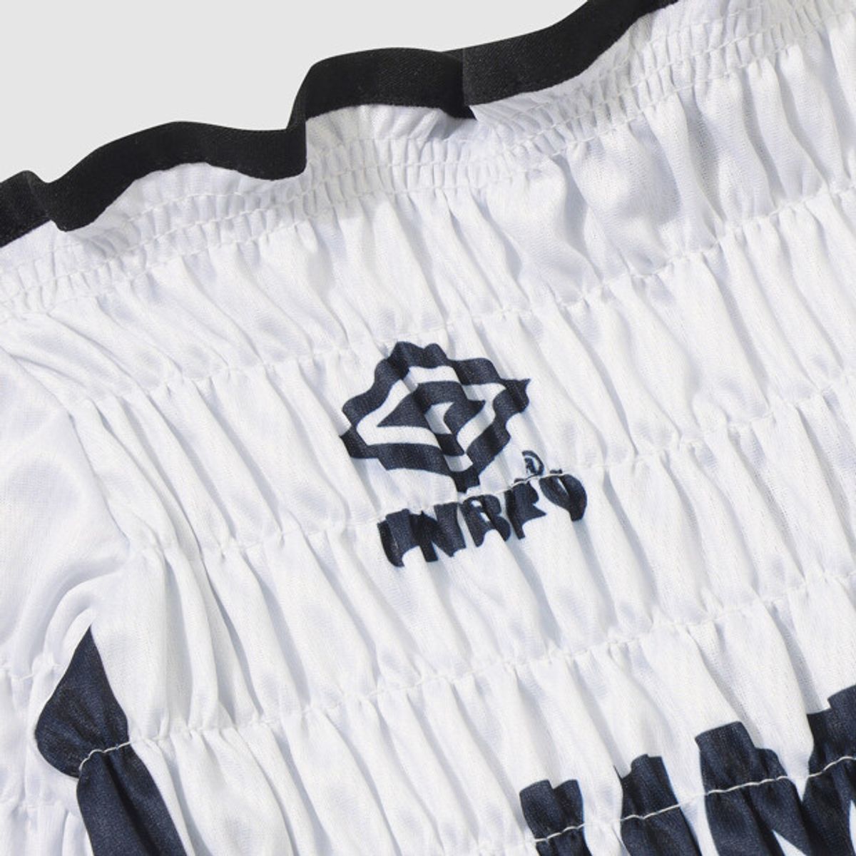 엄브로(UMBRO) HBL 우먼스 블록코어 반팔 스모킹 탑 화이트 UR222CRJ56