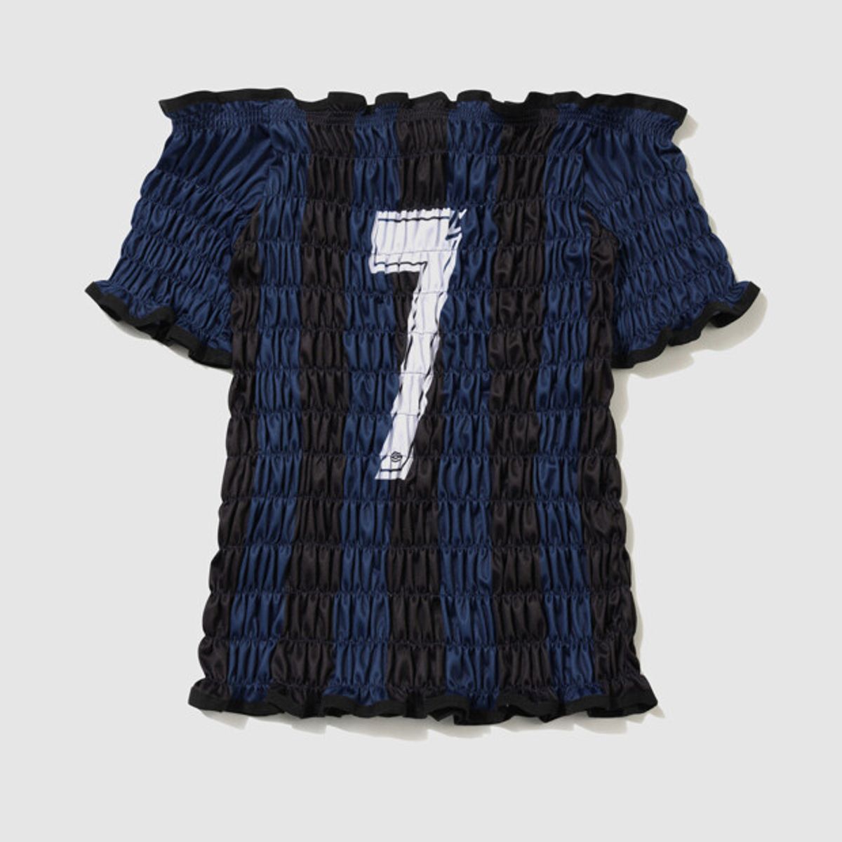 엄브로(UMBRO) HBL 우먼스 블록코어 반팔 스모킹 탑 블루 UR222CRJ56