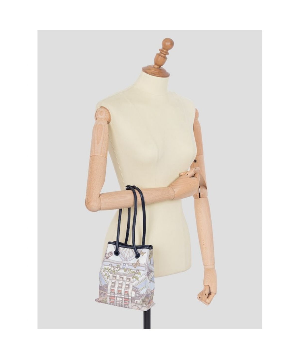 빈폴 액세서리(BEANPOLE ACCESSORY) [다리아송] 스몰 복조리백  네이비