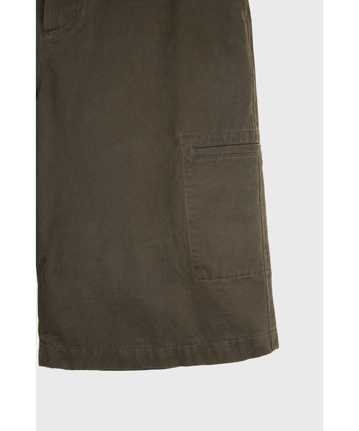 유스(YOUTH) Cinch Back Wide Half Pants - Brown