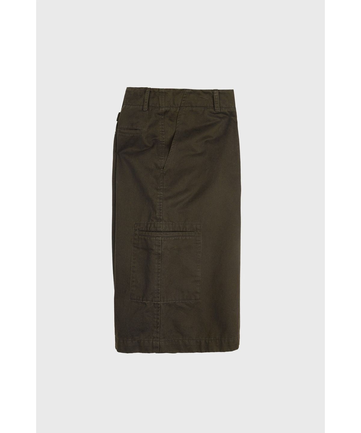 유스(YOUTH) Cinch Back Wide Half Pants - Brown