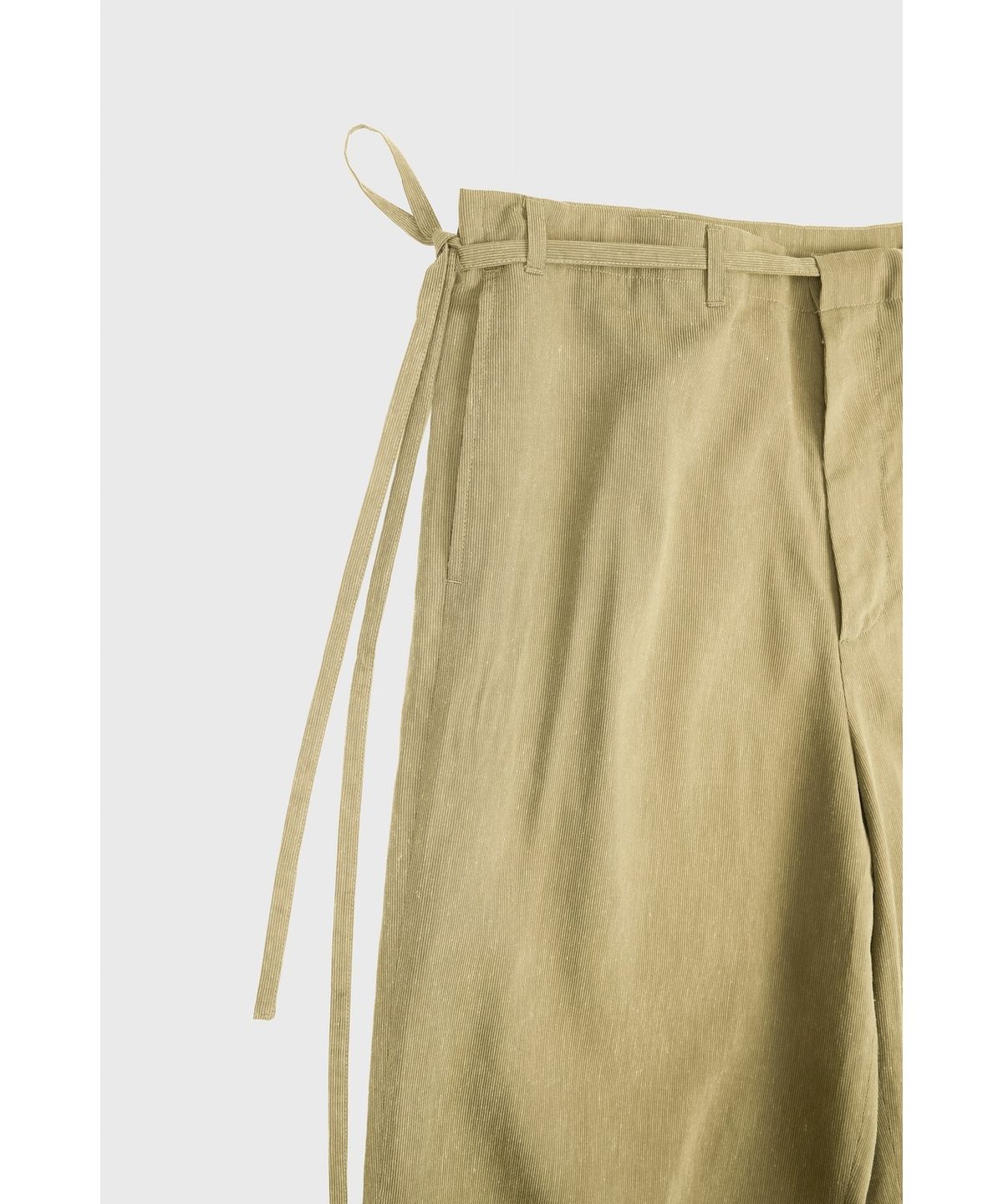 유스(YOUTH) Side String Pants - Light Yellow