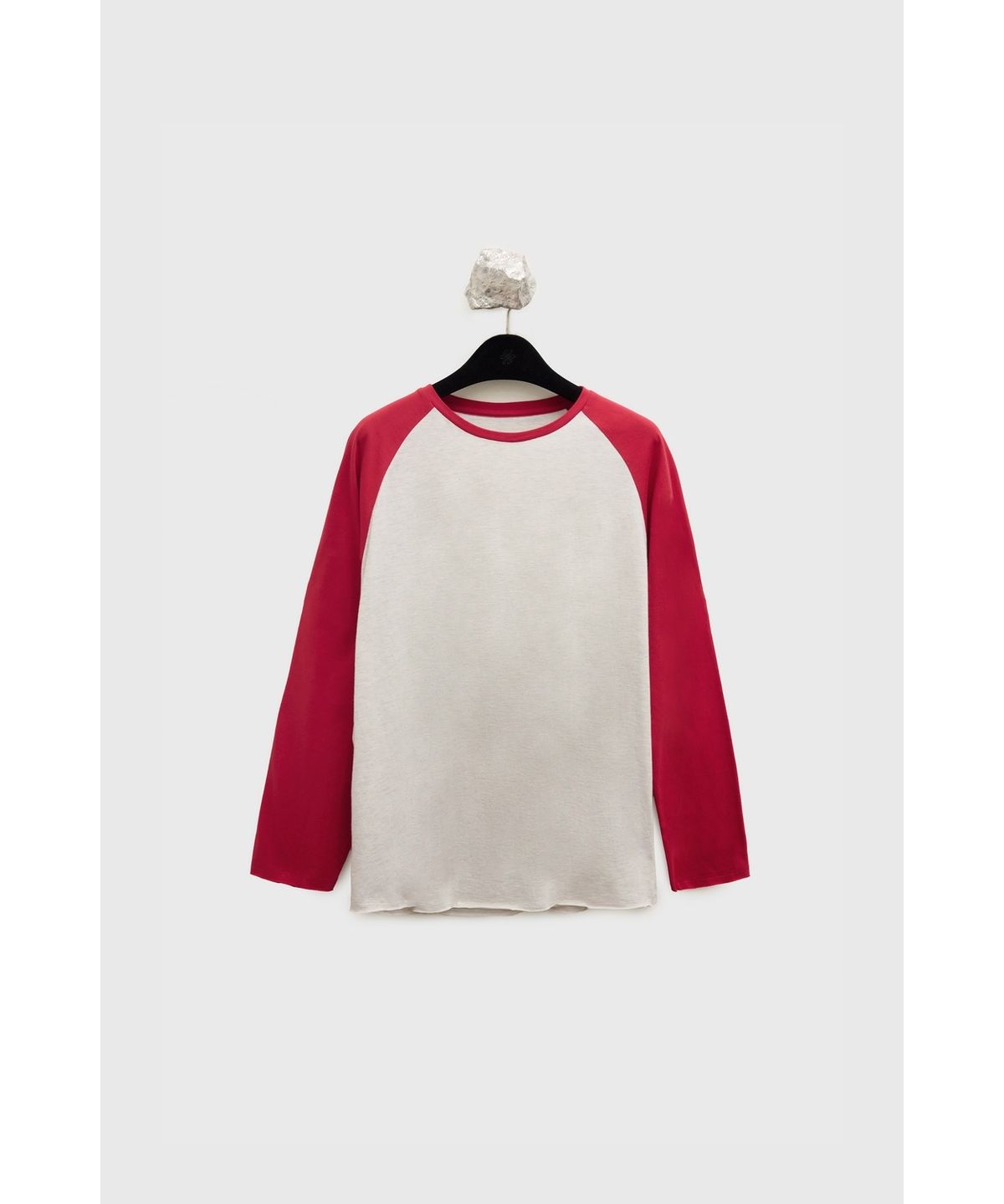 유스(YOUTH) Cut-off Raglan L/S T-shirt - Red (5/29 예약발송)
