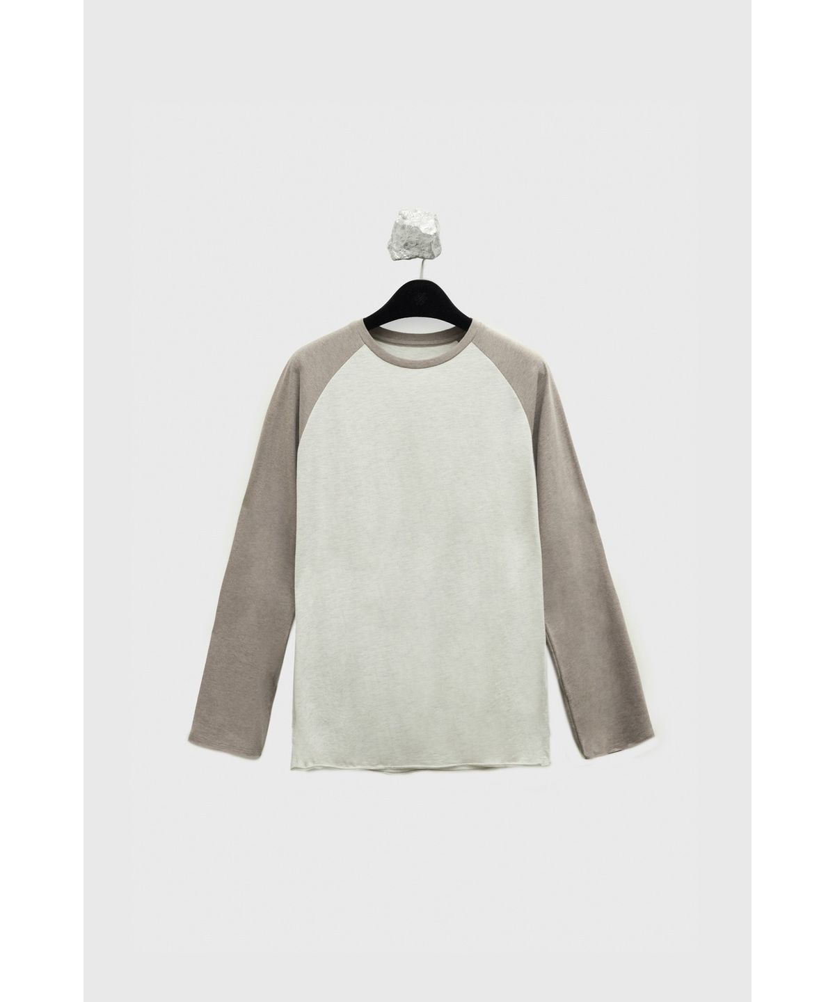 유스(YOUTH) Cut-off Raglan L/S T-shirt - Beige