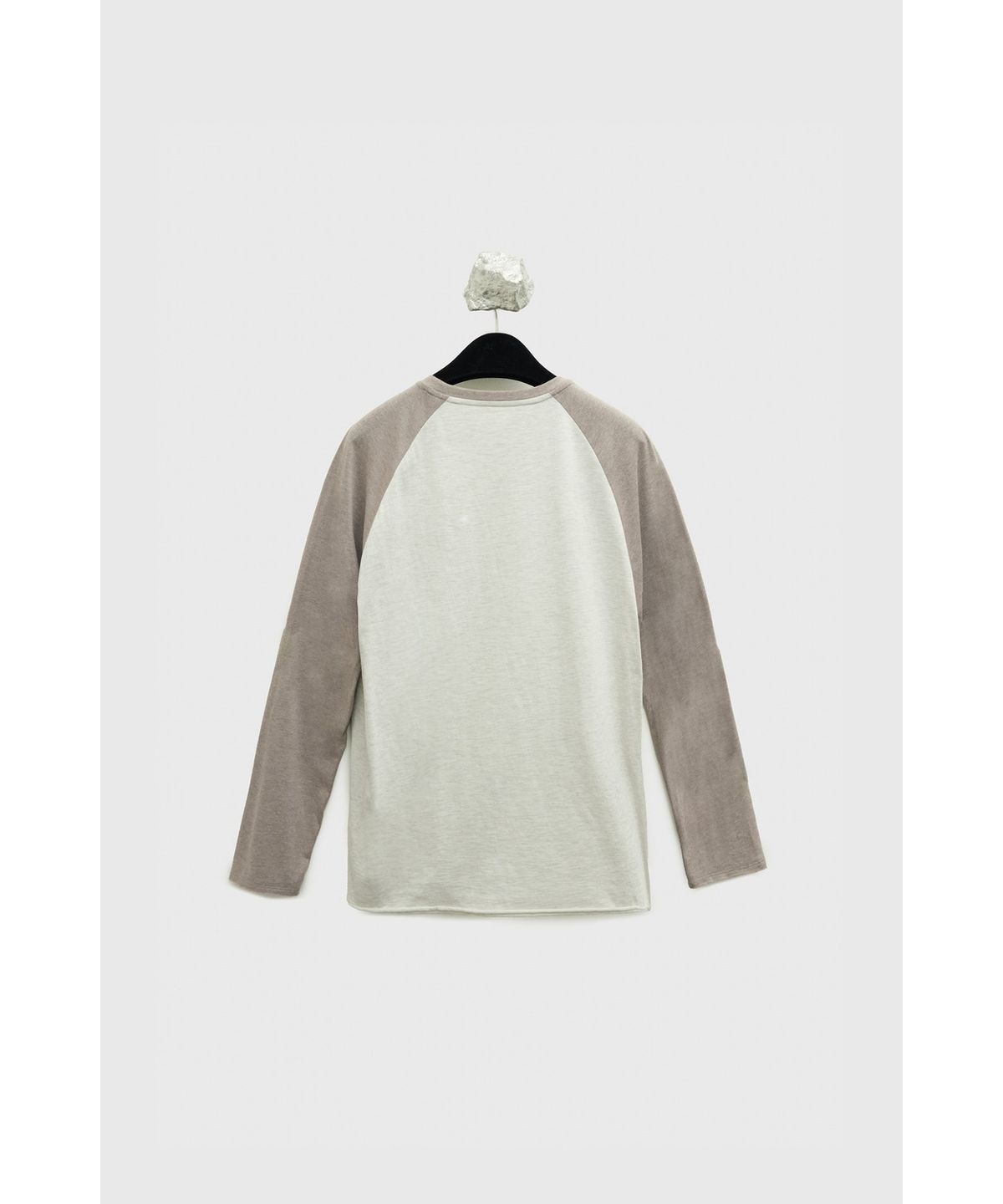 유스(YOUTH) Cut-off Raglan L/S T-shirt - Beige