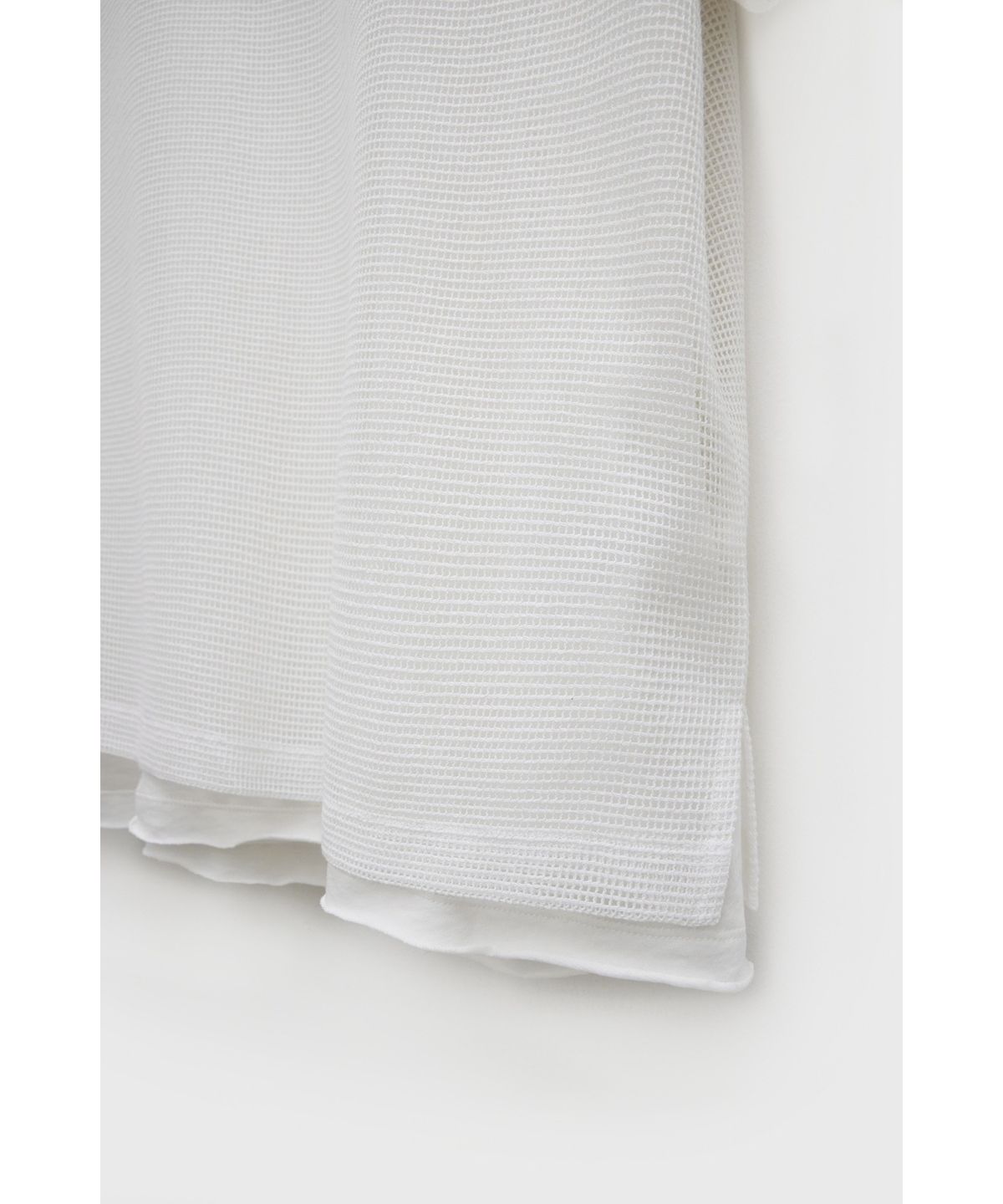유스(YOUTH) Layered Net H/S T-shirt - White