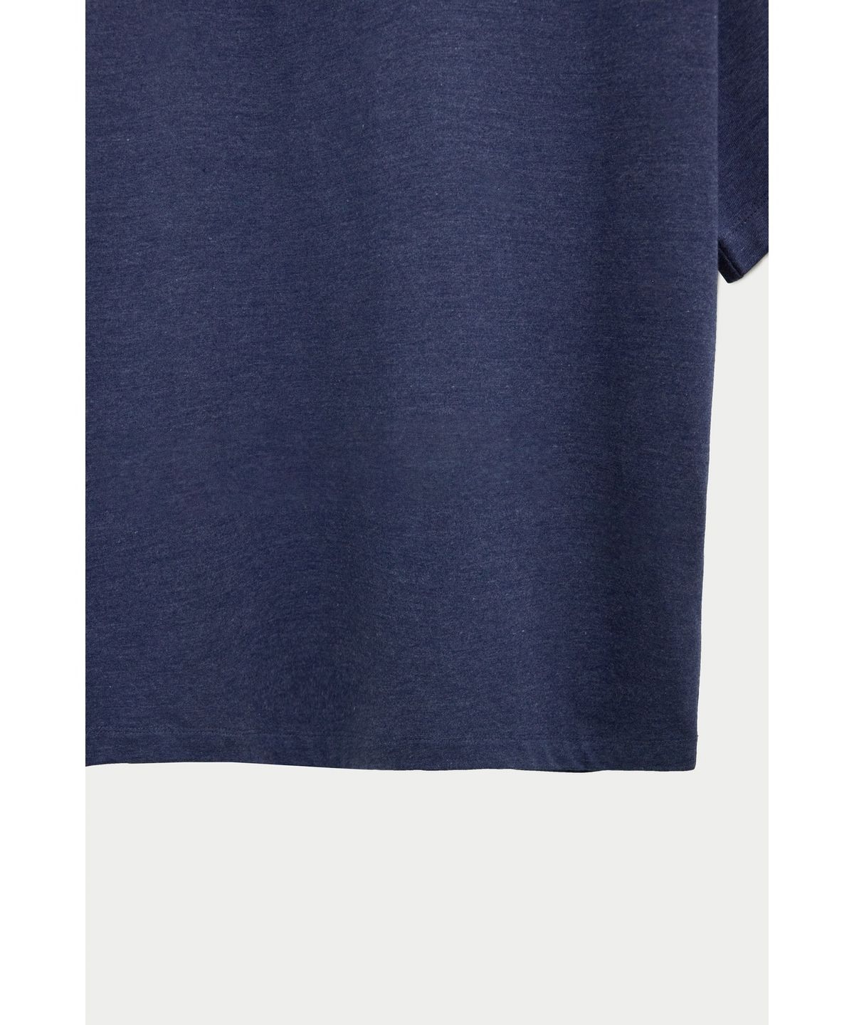 유스(YOUTH) Cut-off Layered H/S T-shirt - Navy