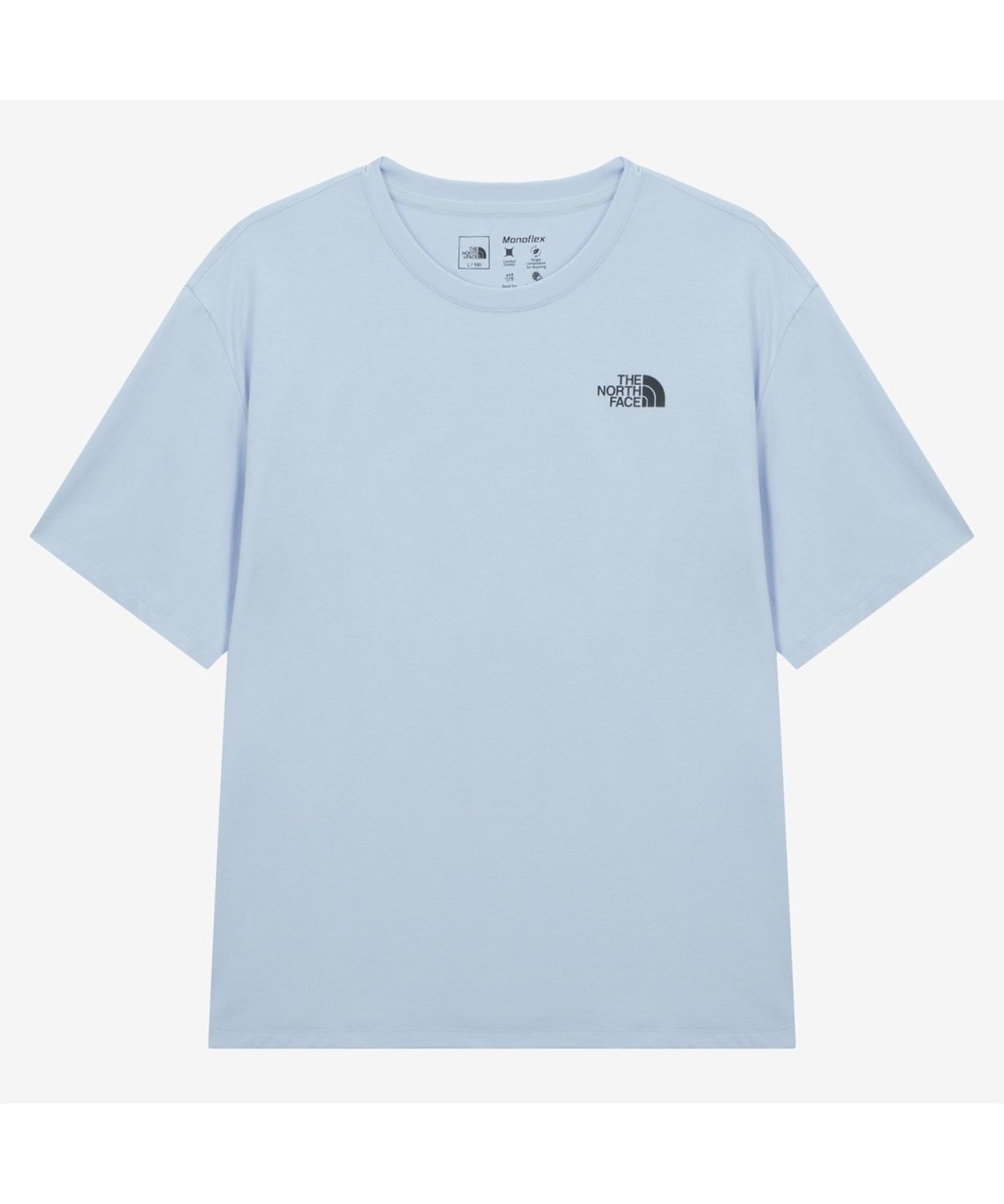 노스페이스(THE NORTH FACE) NT7US24C 남성 캠프홀릭 반팔 티 LIGHT BLUE