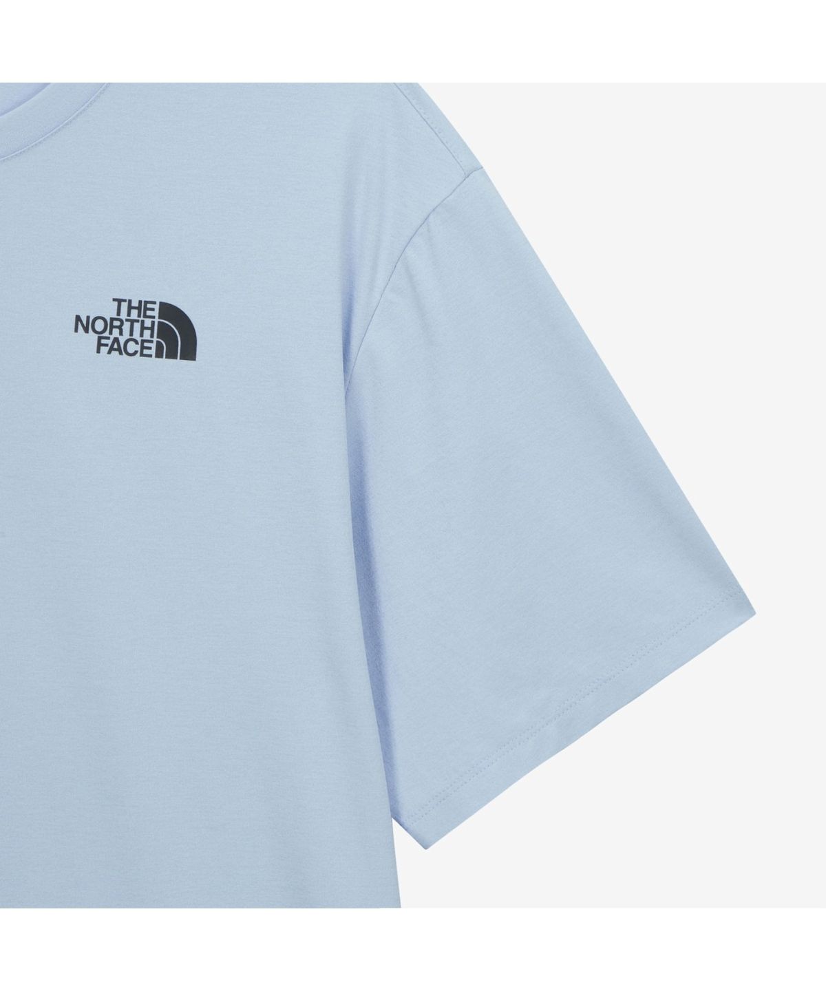 노스페이스(THE NORTH FACE) NT7US24C 남성 캠프홀릭 반팔 티 LIGHT BLUE